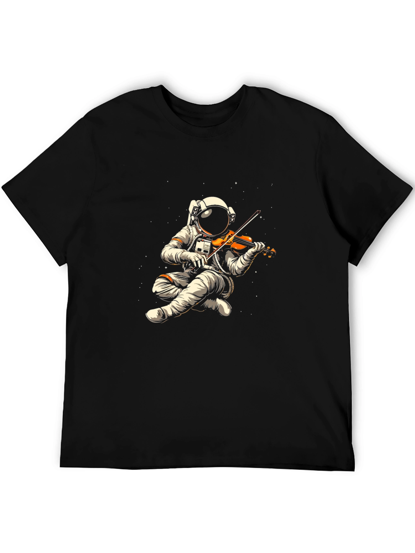 Astronaut Violinist Graphic Tee