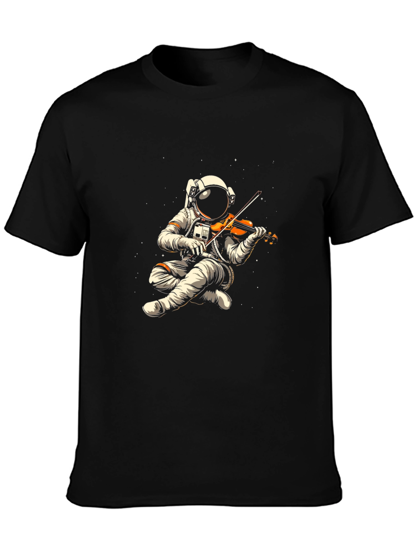 Astronaut Violinist Graphic Tee