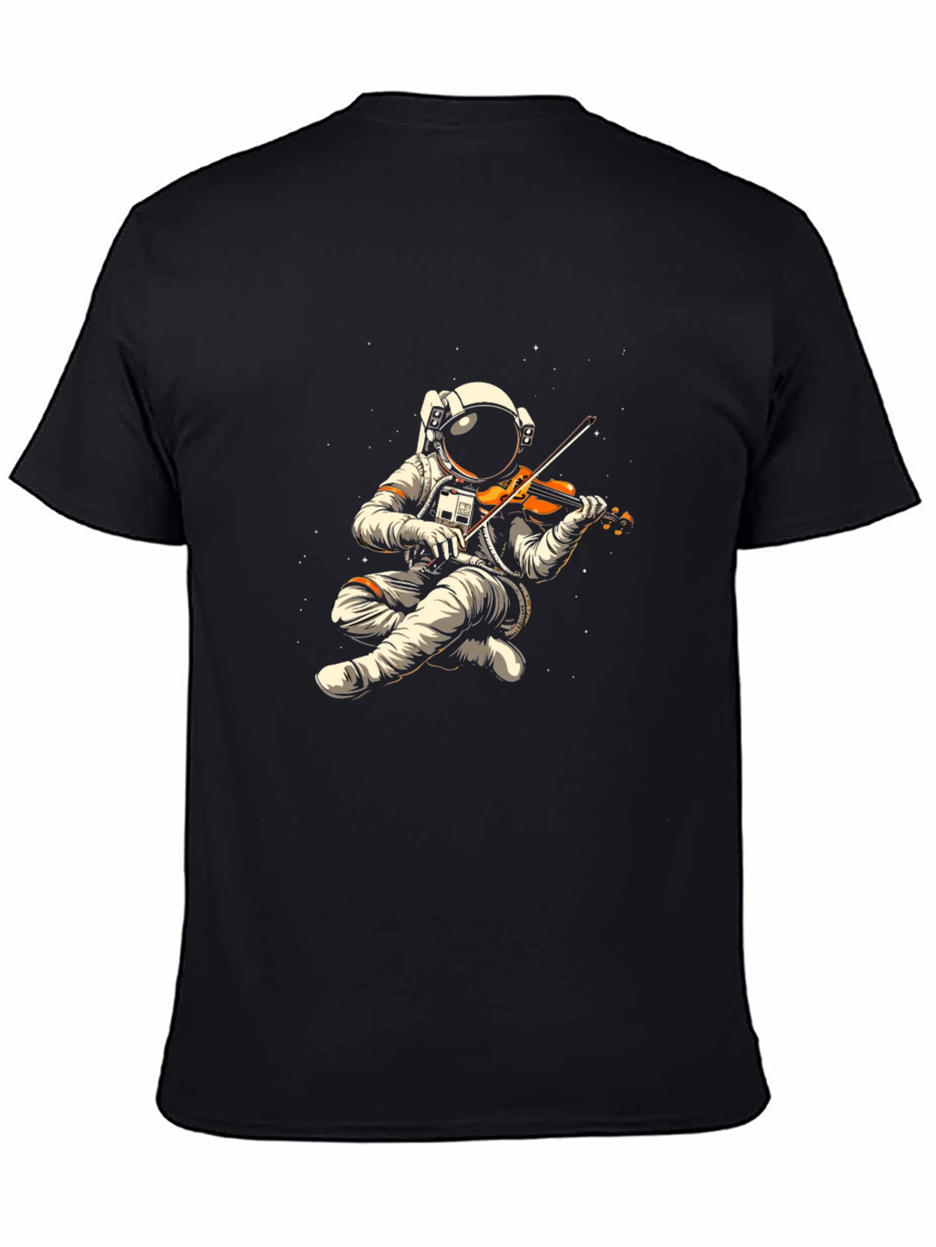 Astronaut Violinist Graphic Tee