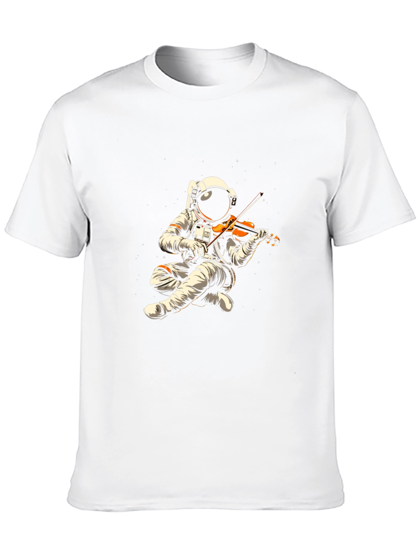 Astronaut Violinist Graphic Tee
