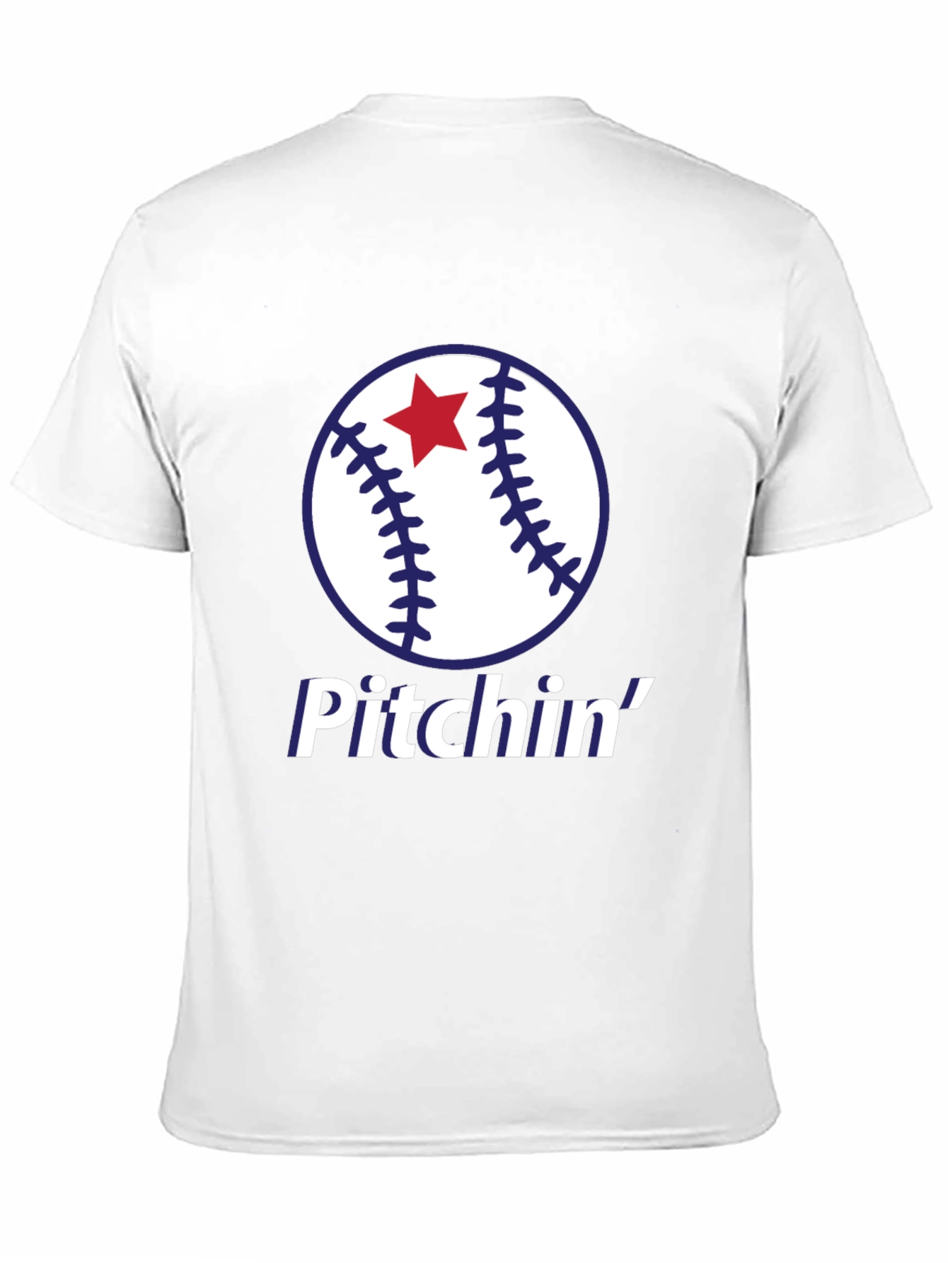 Pitchin Baseball Graphic T-Shirt