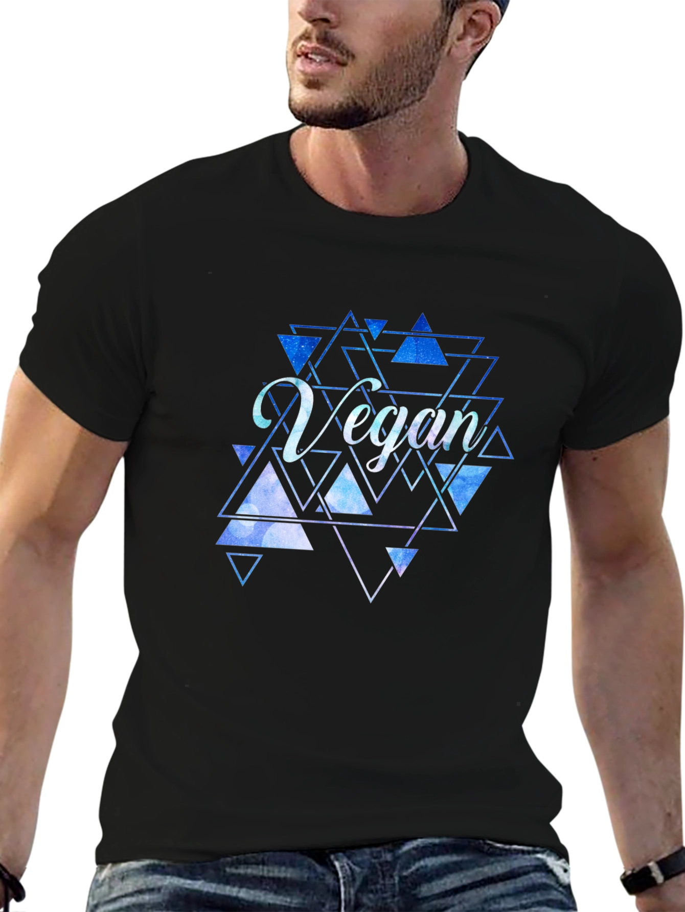 Vegan Geometric T-Shirt