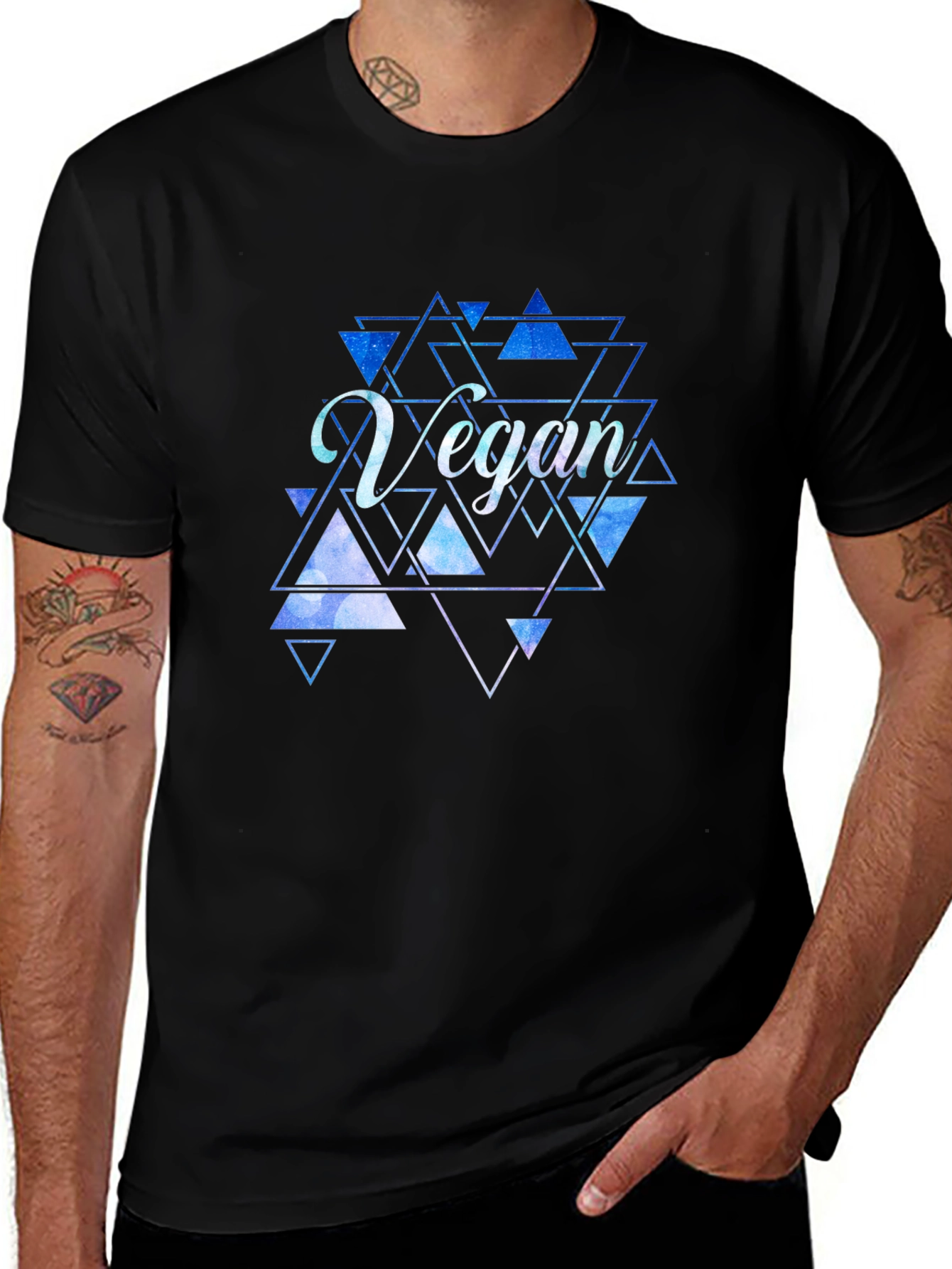 Vegan Geometric T-Shirt