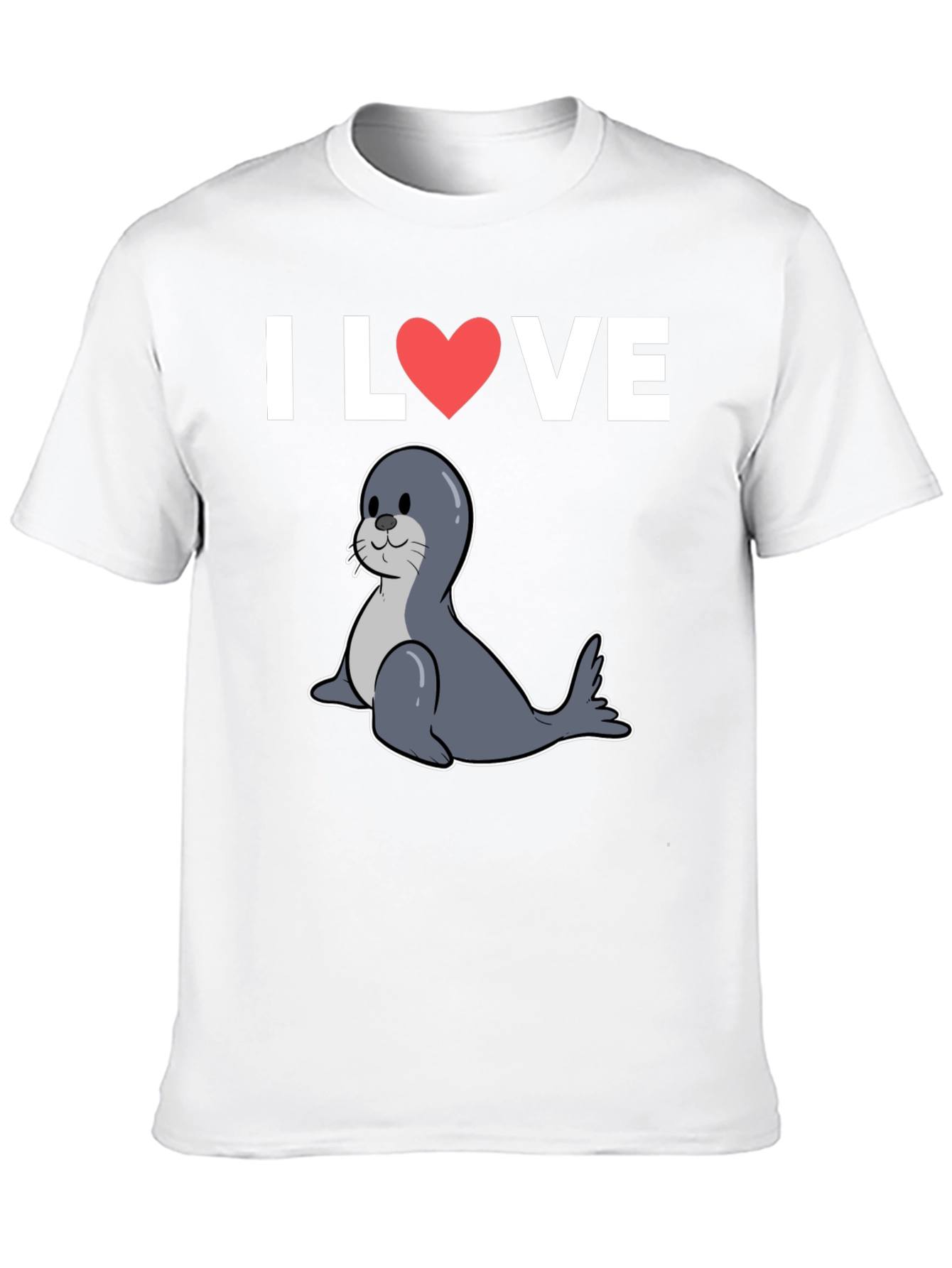 I Heart Seals T-Shirt - Cute Seal Graphic Tee
