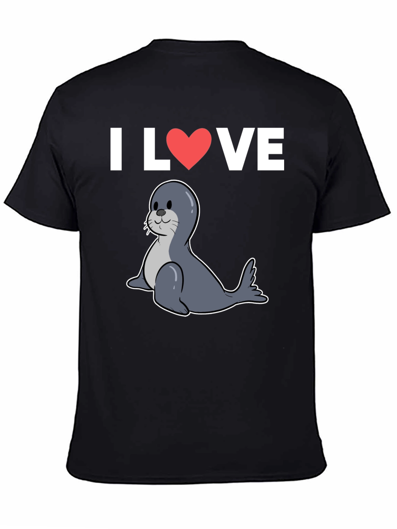 I Heart Seals T-Shirt - Cute Seal Graphic Tee