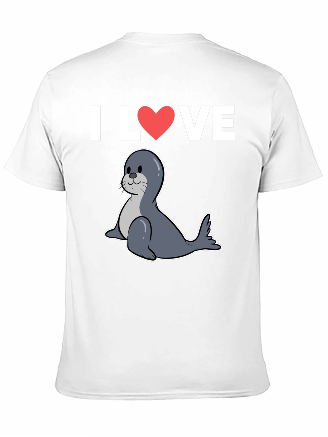 I Heart Seals T-Shirt - Cute Seal Graphic Tee