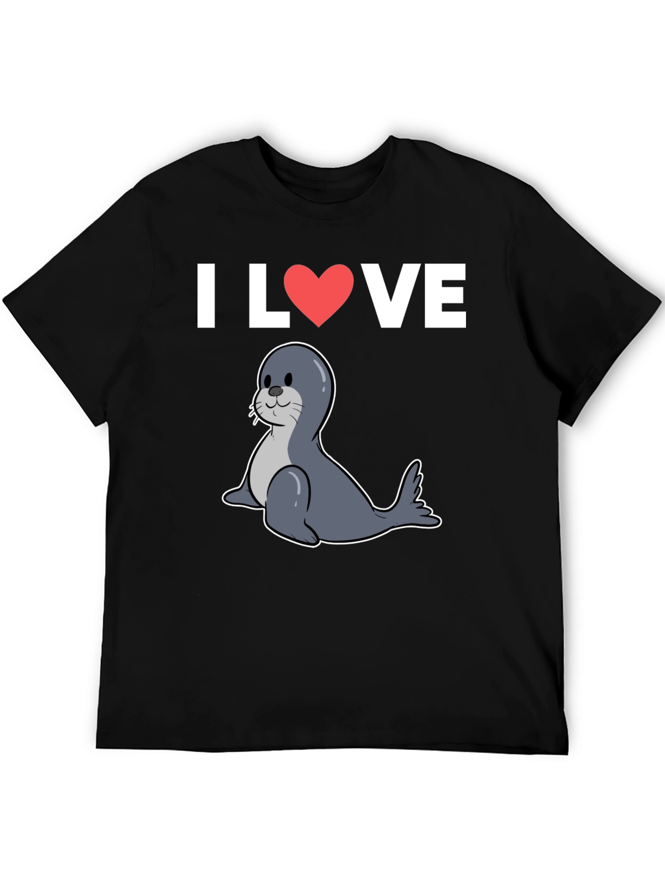 I Heart Seals T-Shirt - Cute Seal Graphic Tee