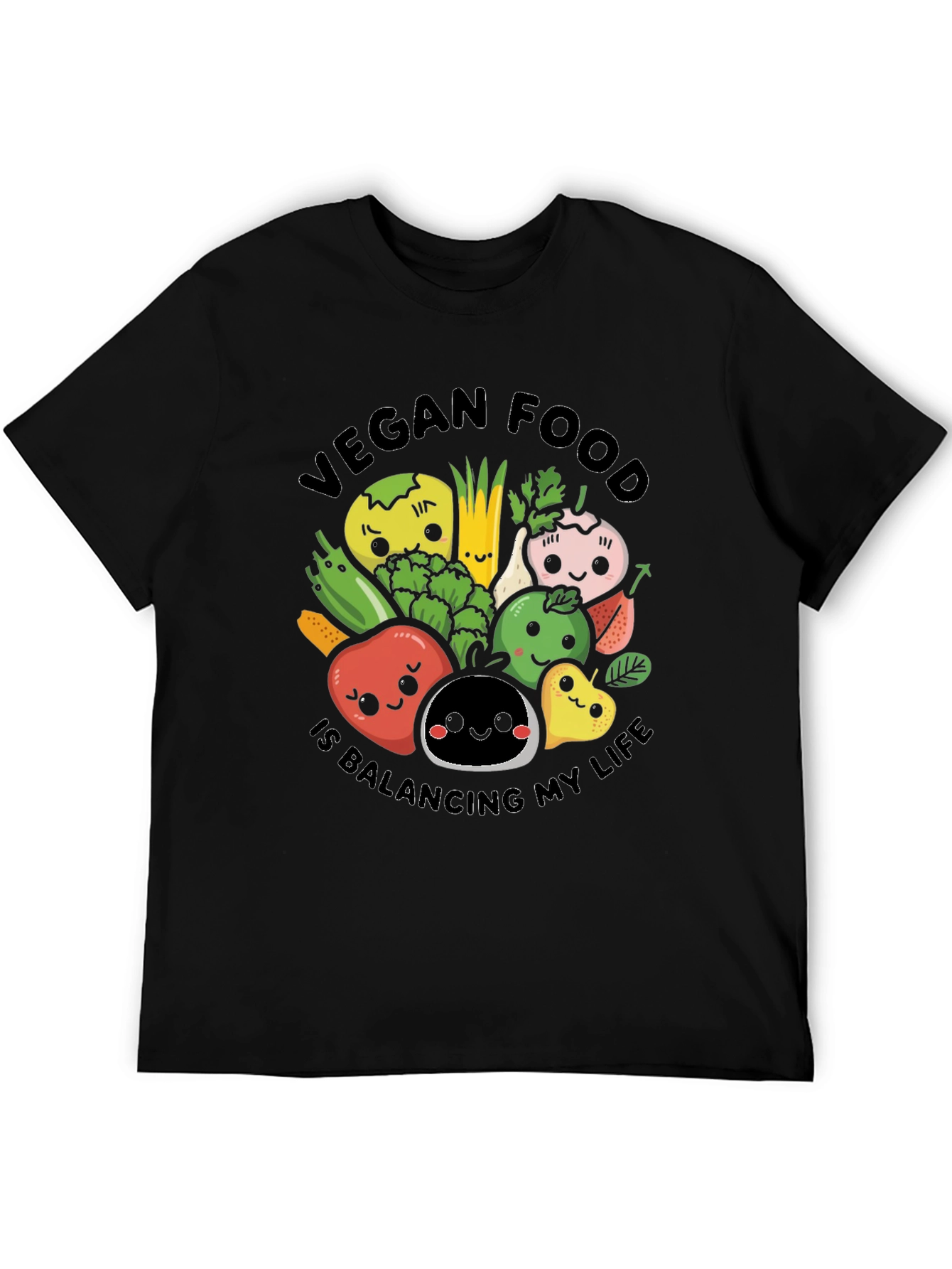 Vegan Food Balancing Act T-Shirt