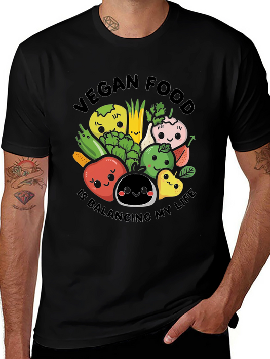 Vegan Food Balancing Act T-Shirt