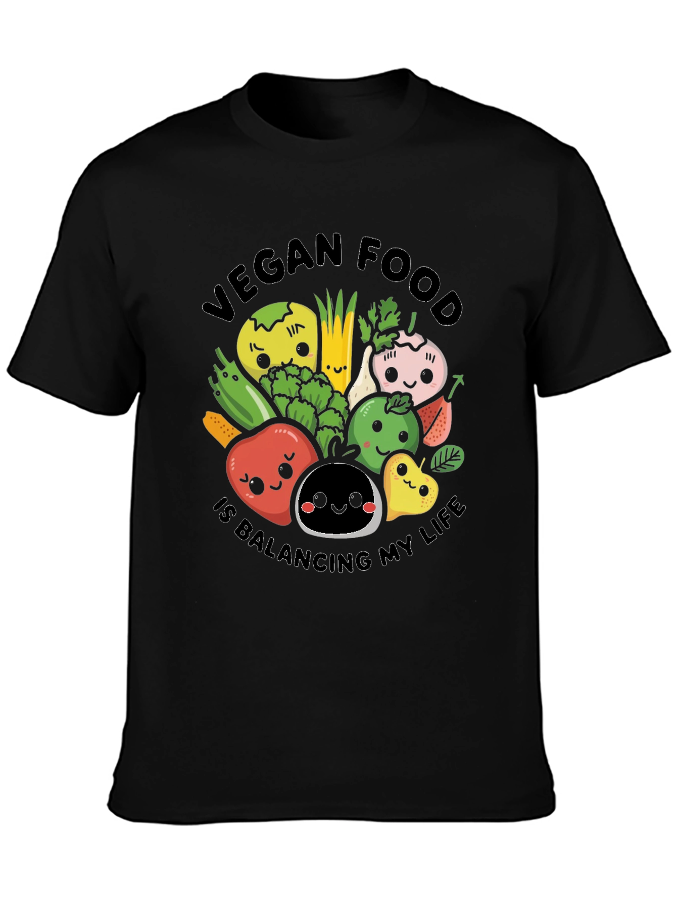 Vegan Food Balancing Act T-Shirt