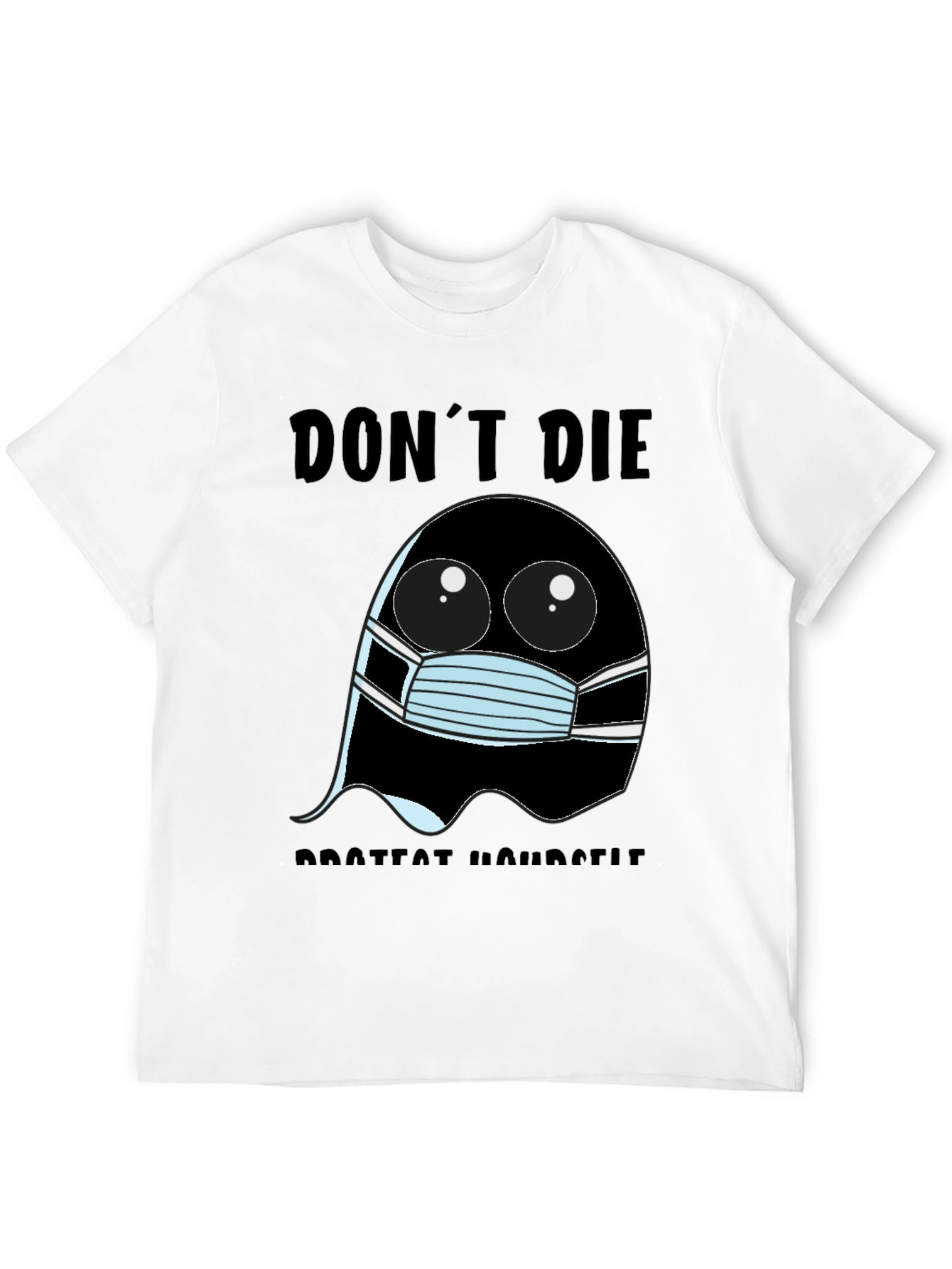 Dont Die Ghost Graphic Tee - Protect Yourself!
