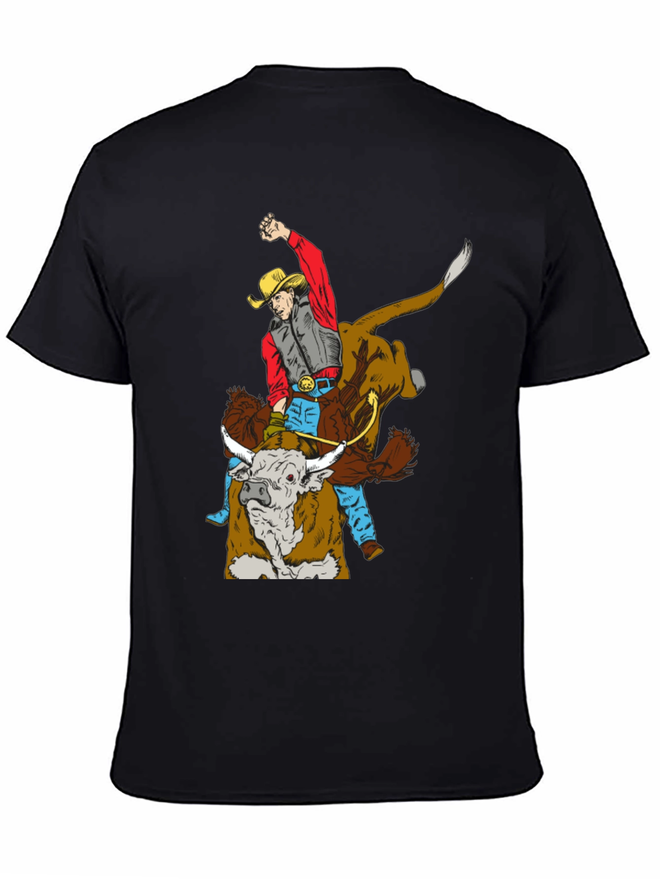 Cowboy Bull Riding Graphic Tee