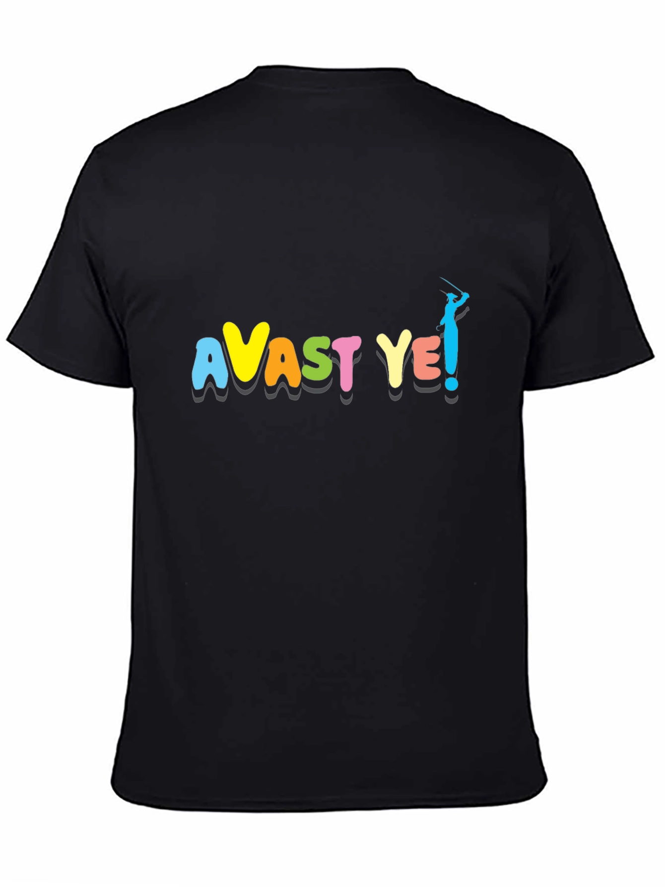 Avast Ye! Black T-Shirt