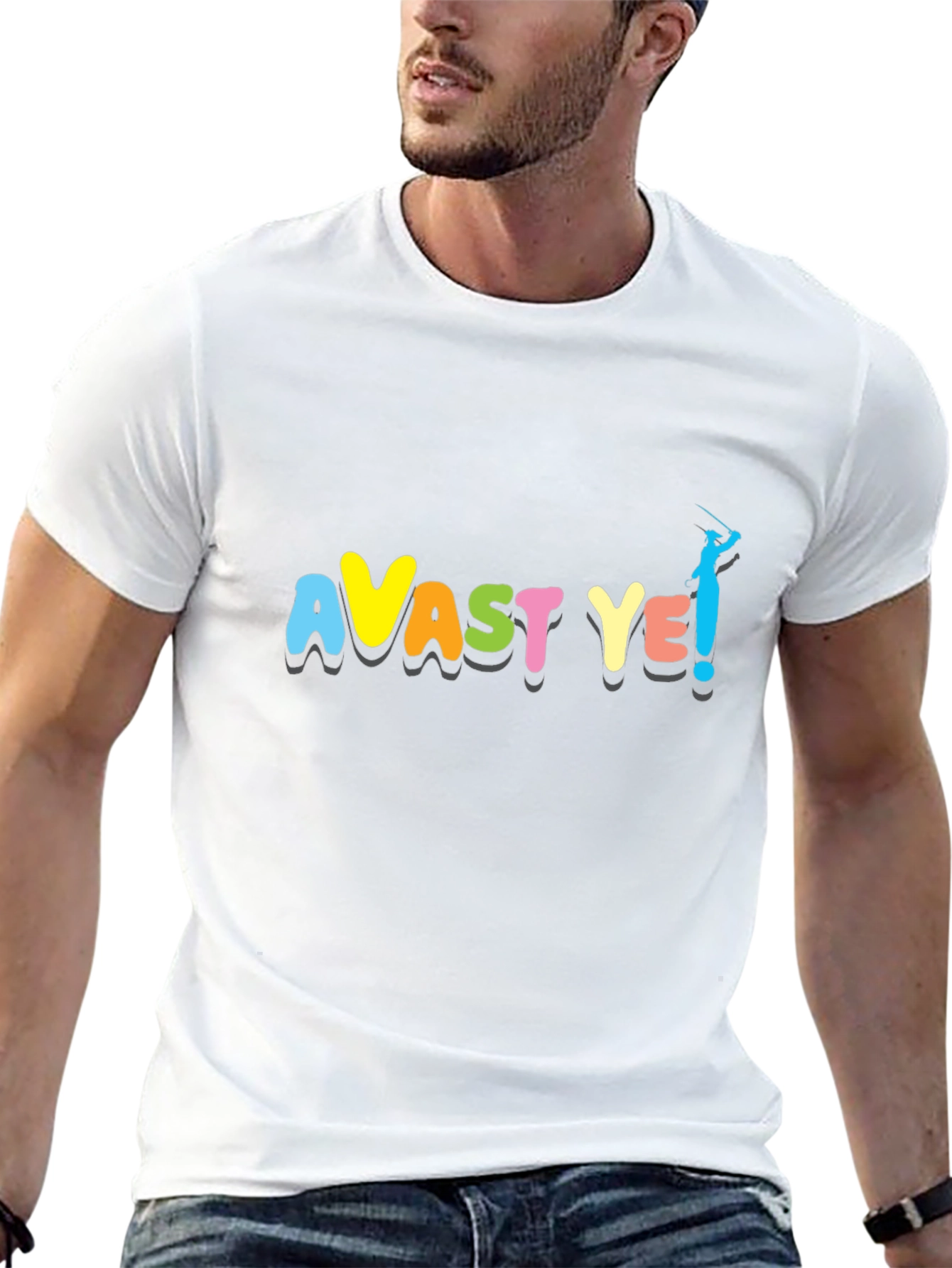 Avast Ye! Black T-Shirt