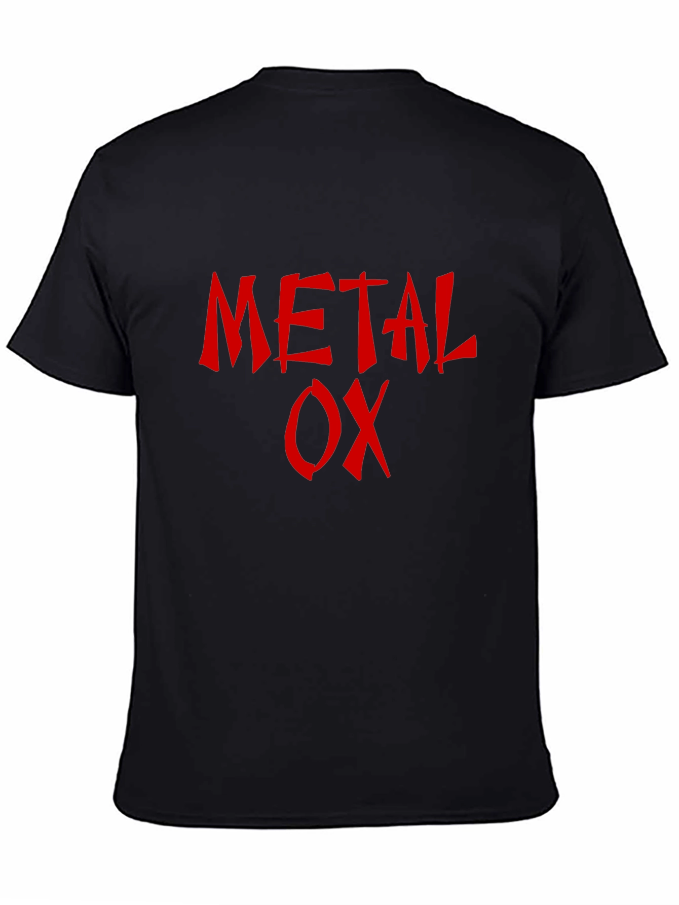 Metal Ox T-Shirt - Red Graphic Print