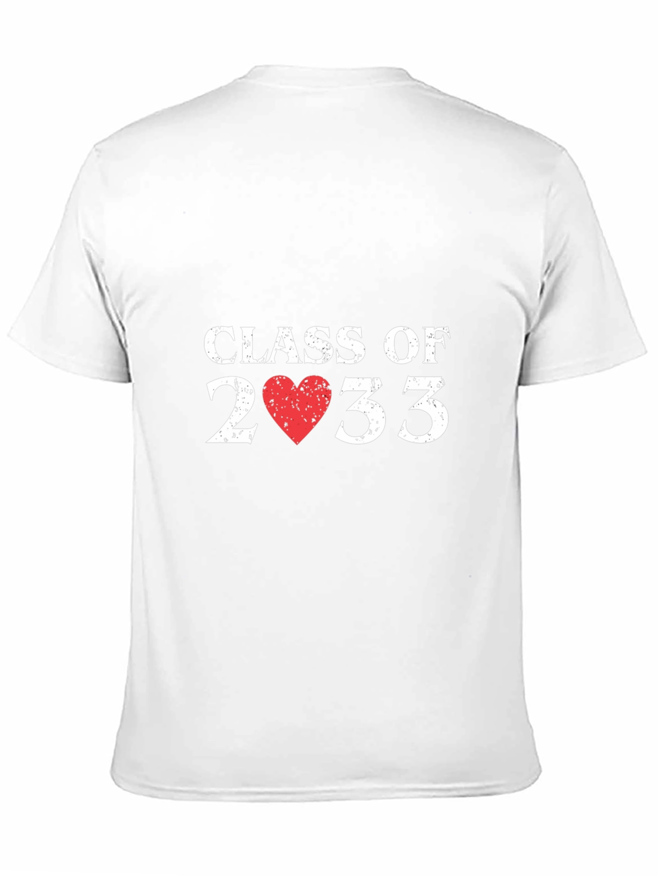 Class of 2033 Heart Graphic T-Shirt