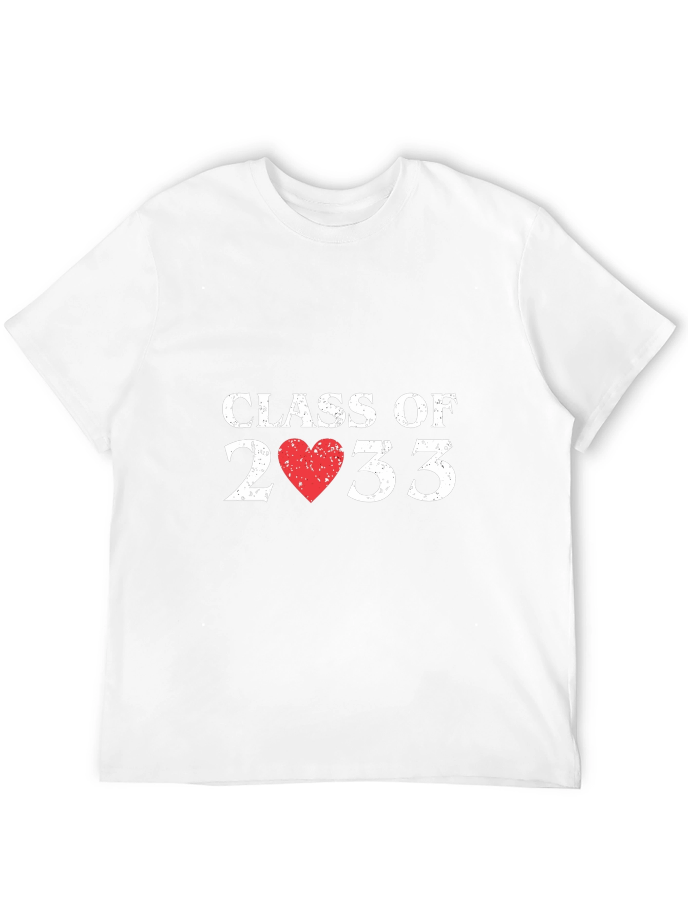 Class of 2033 Heart Graphic T-Shirt