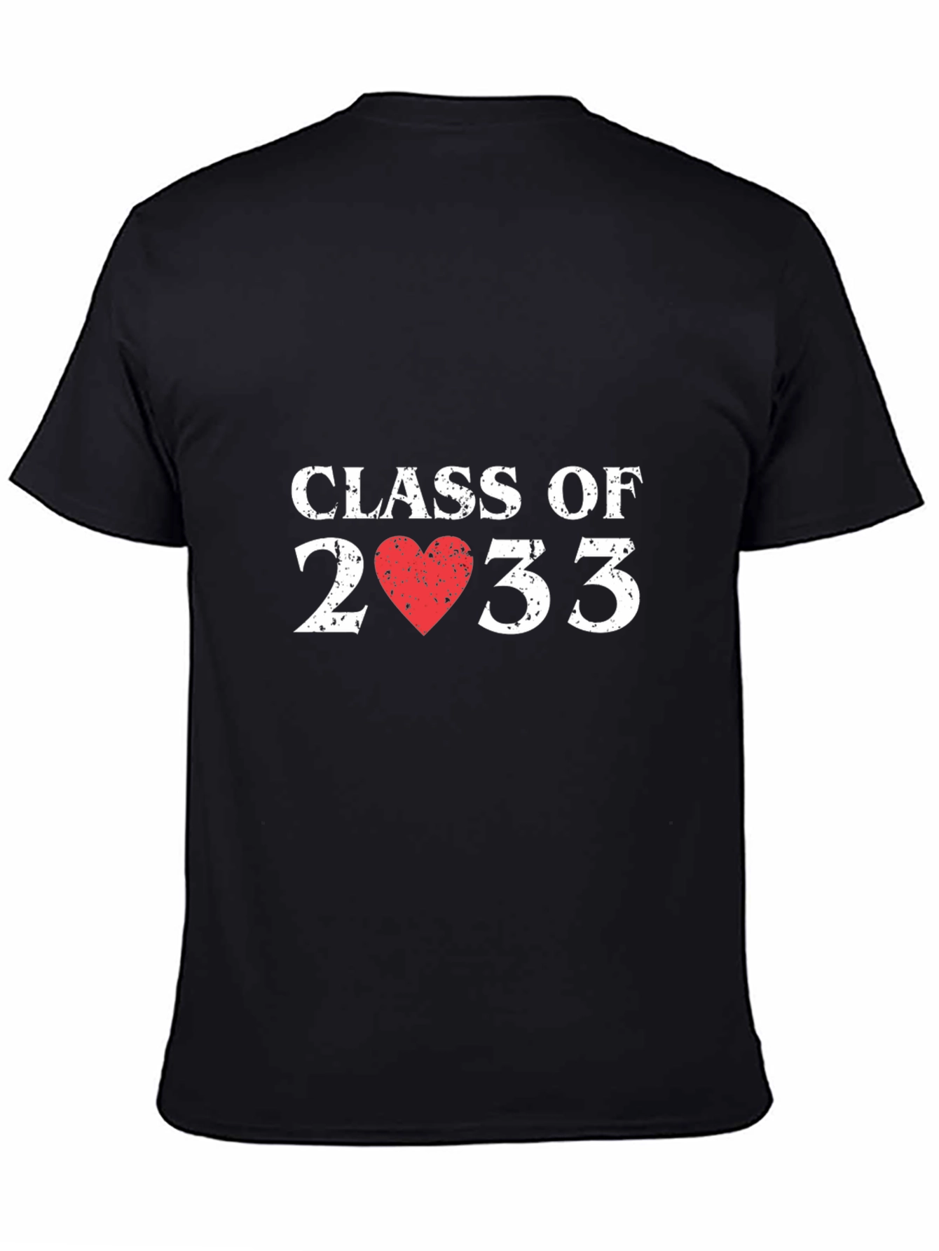 Class of 2033 Heart Graphic T-Shirt