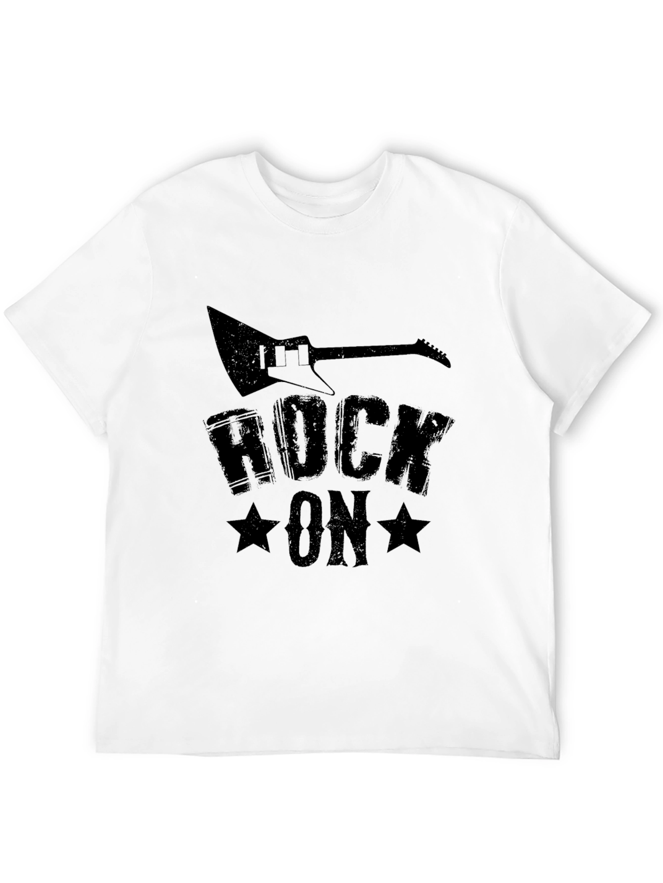 Rock On Electric Guitar Graphic T-Shirt