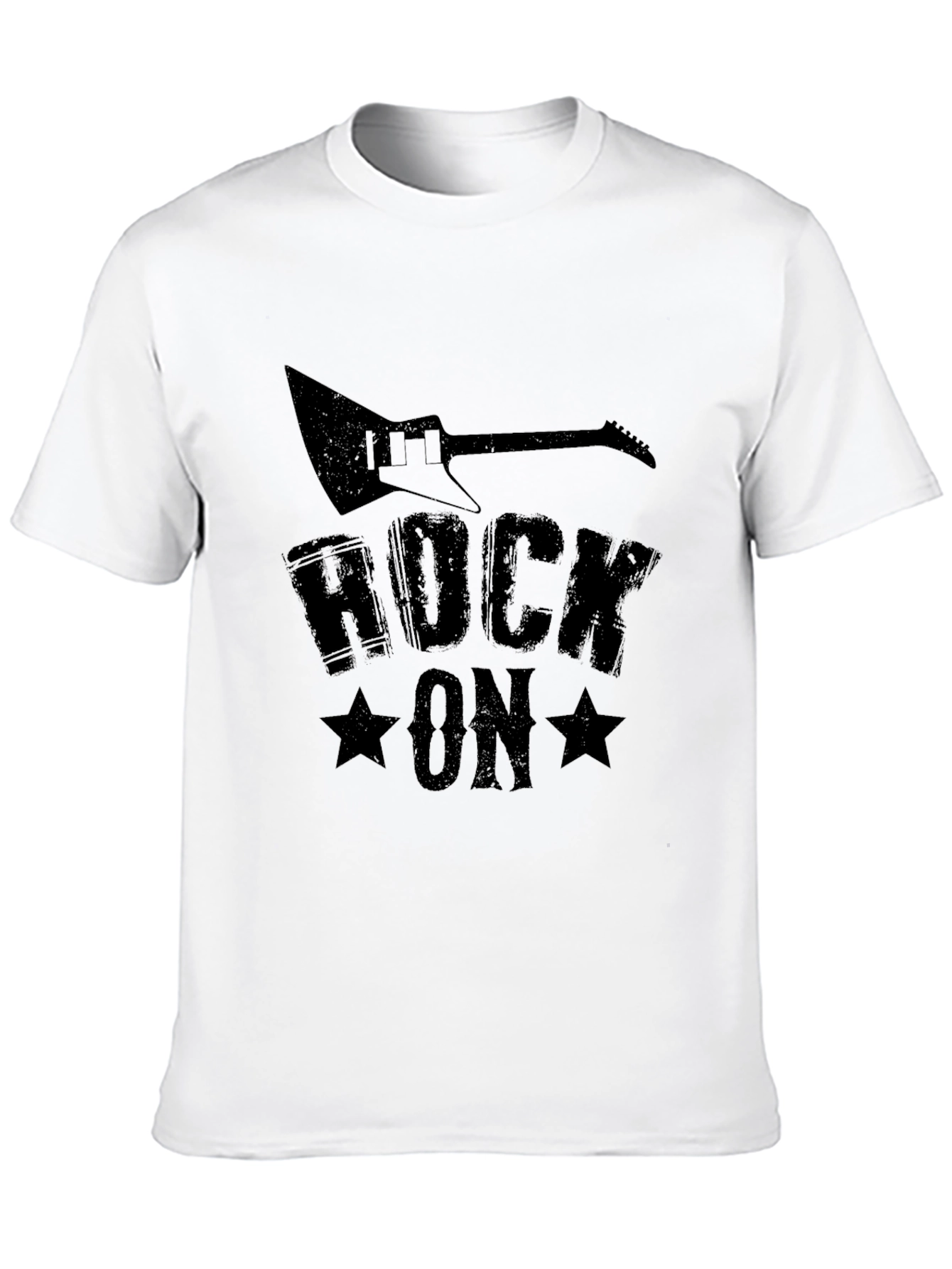 Rock On Electric Guitar Graphic T-Shirt