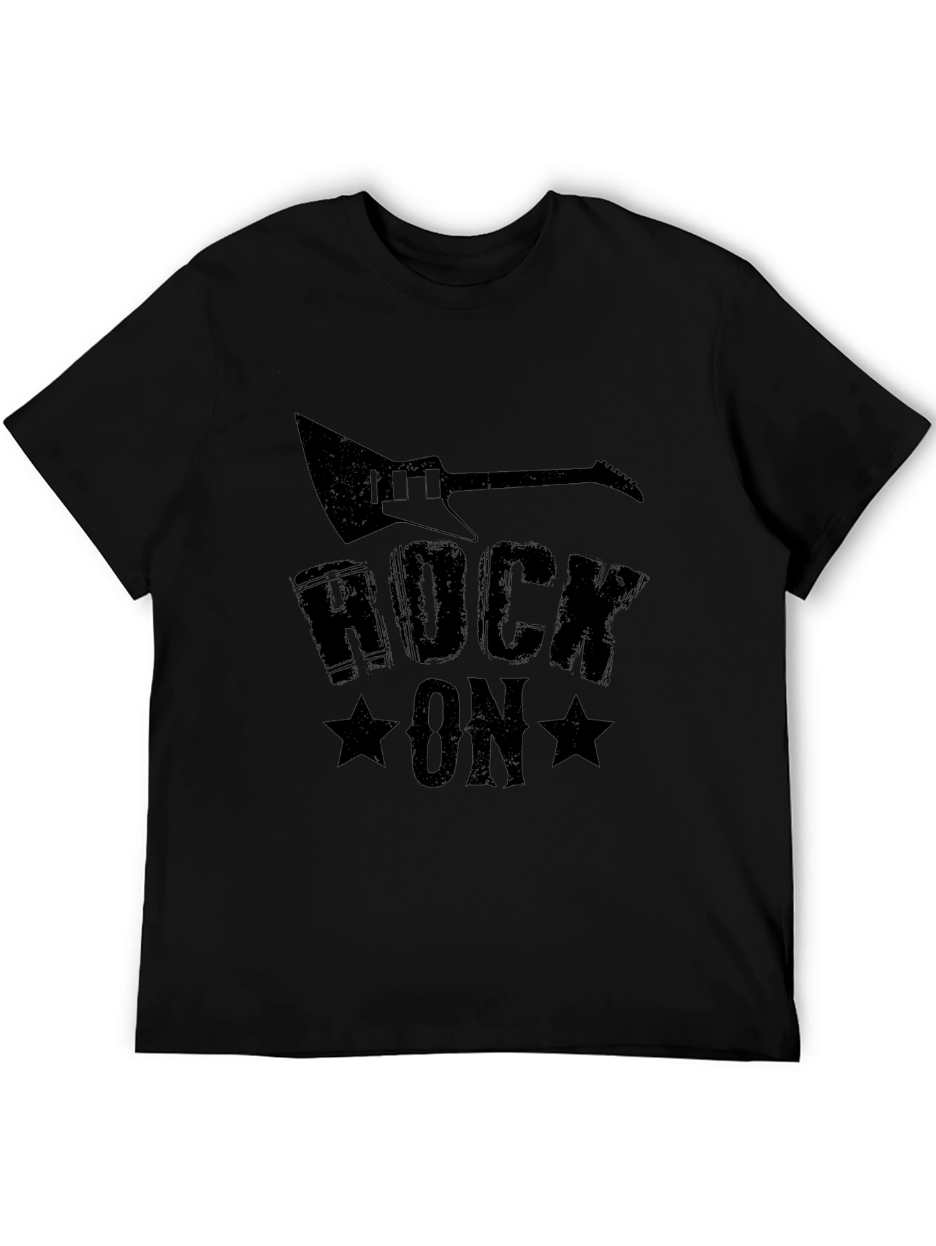 Rock On Electric Guitar Graphic T-Shirt