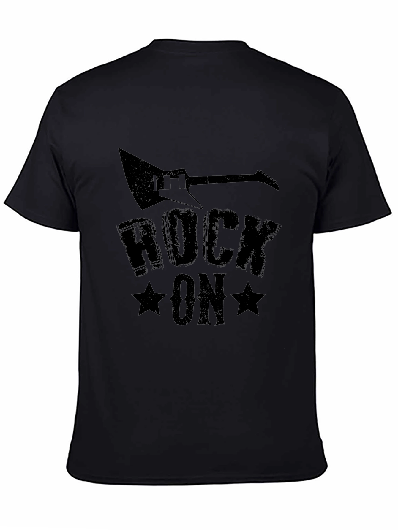 Rock On Electric Guitar Graphic T-Shirt