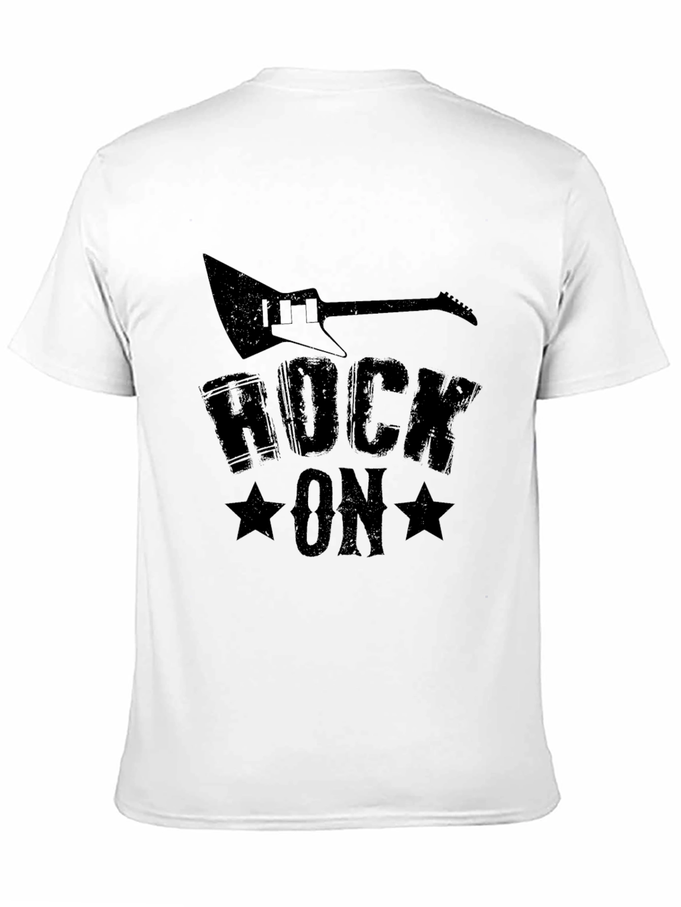 Rock On Electric Guitar Graphic T-Shirt