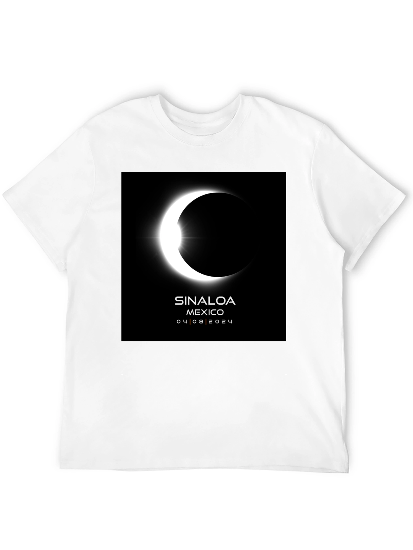 Sinaloa Eclipse 2024 Black T-Shirt