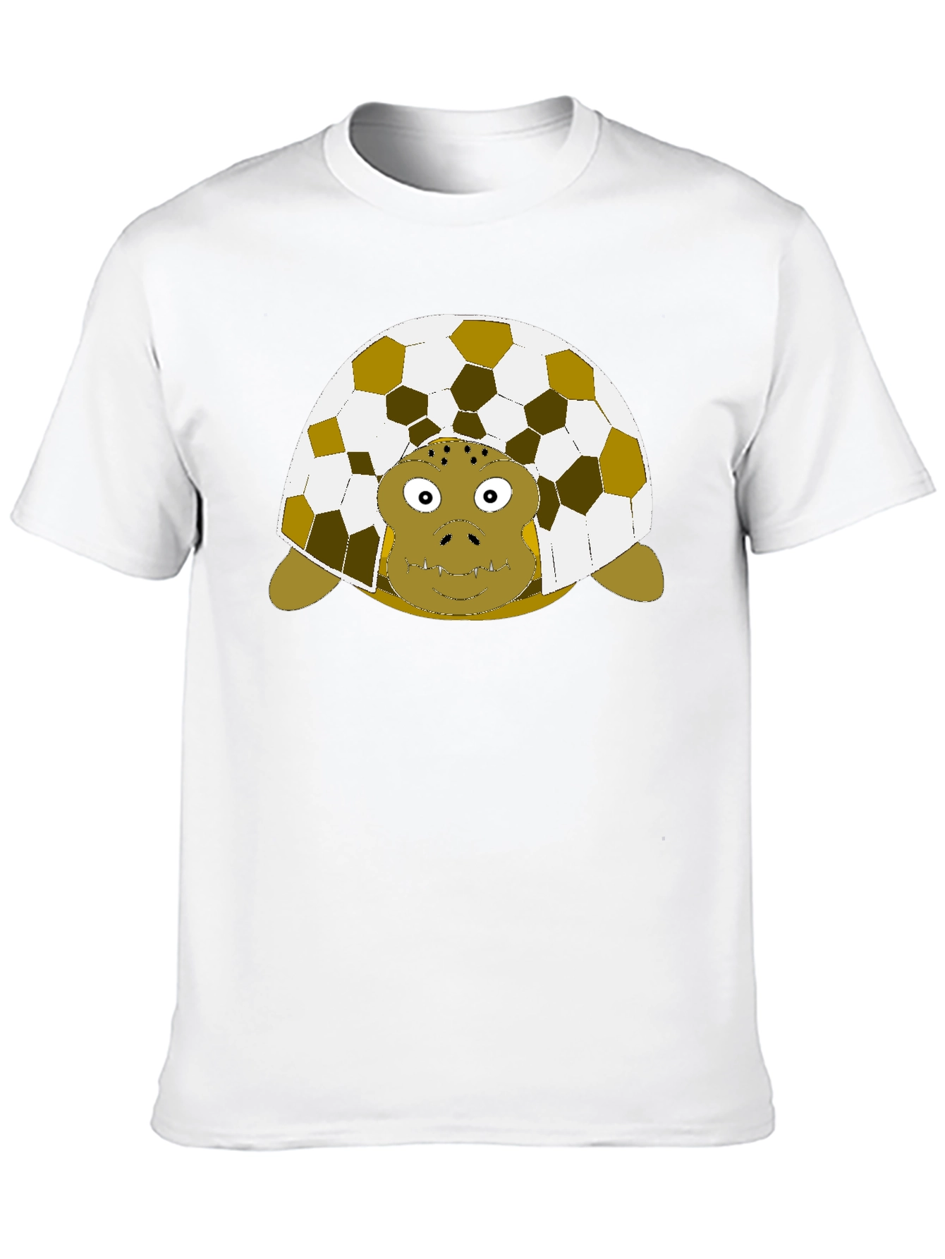 Turtle Soccer Ball Shell Graphic T-Shirt