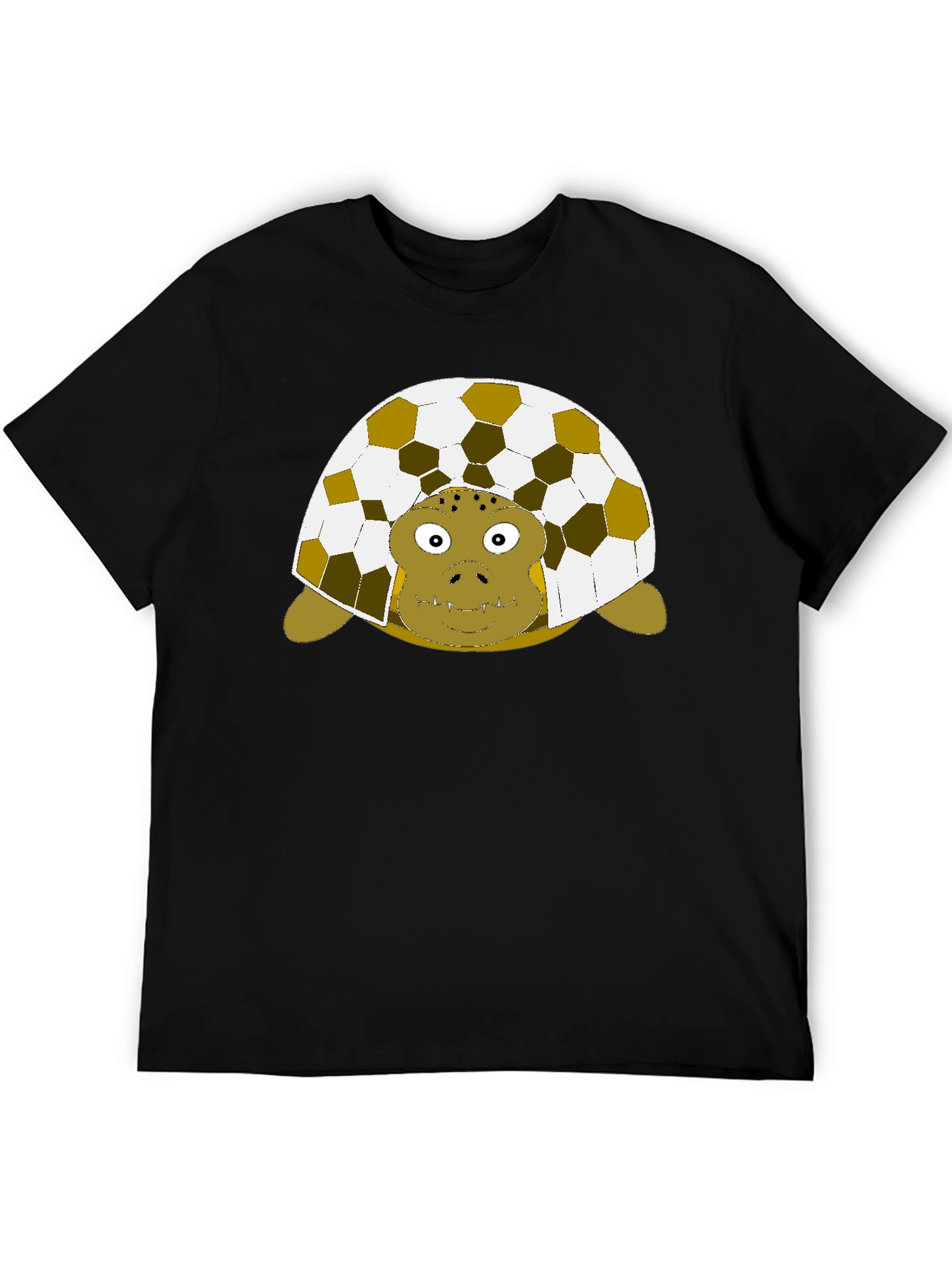 Turtle Soccer Ball Shell Graphic T-Shirt