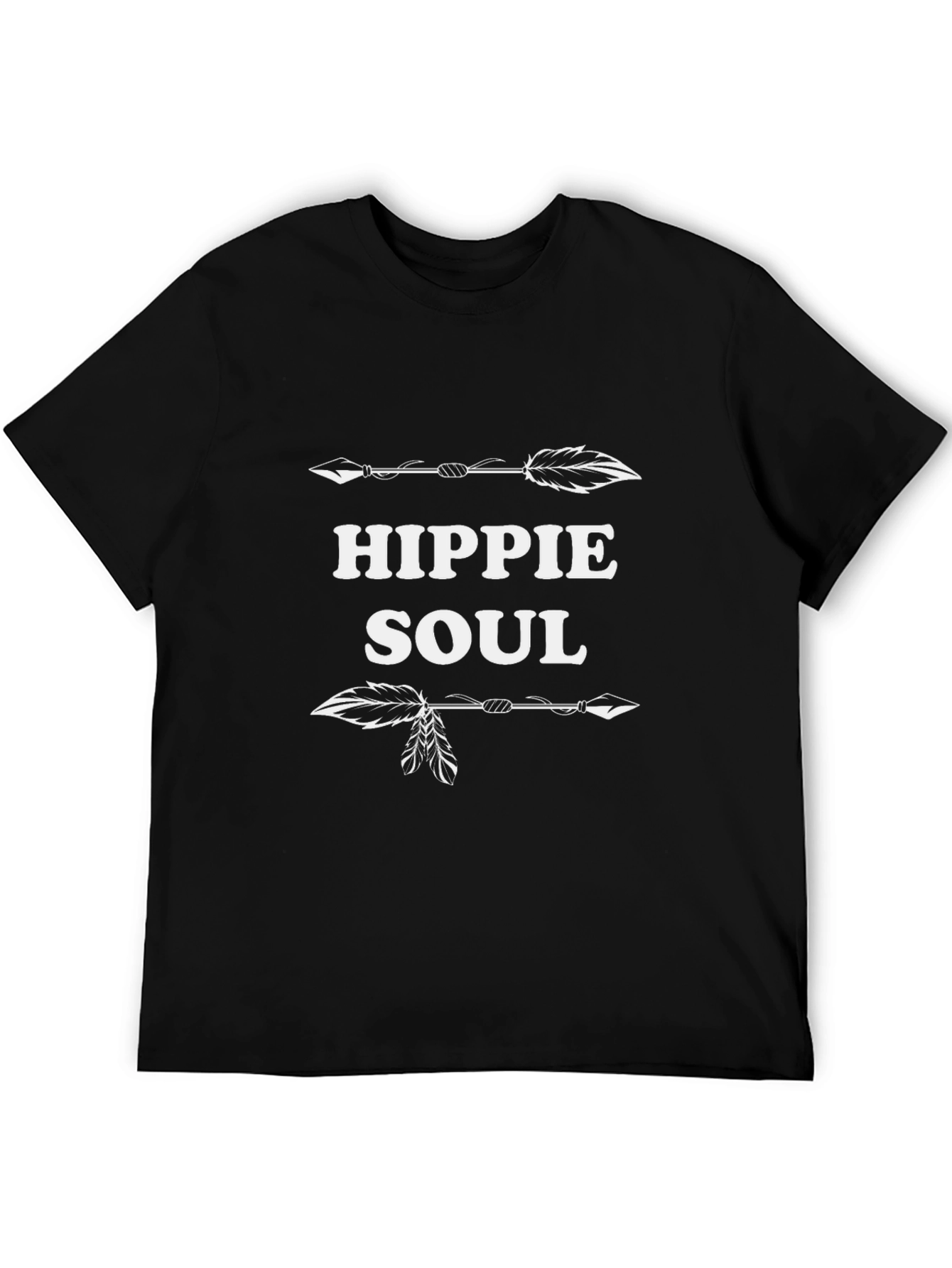 Hippie Soul Graphic Tee - Black