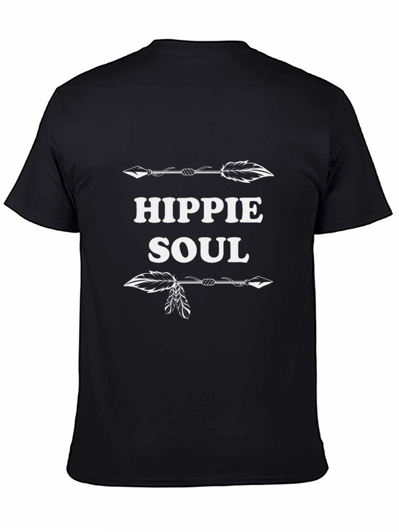 Hippie Soul Graphic Tee - Black