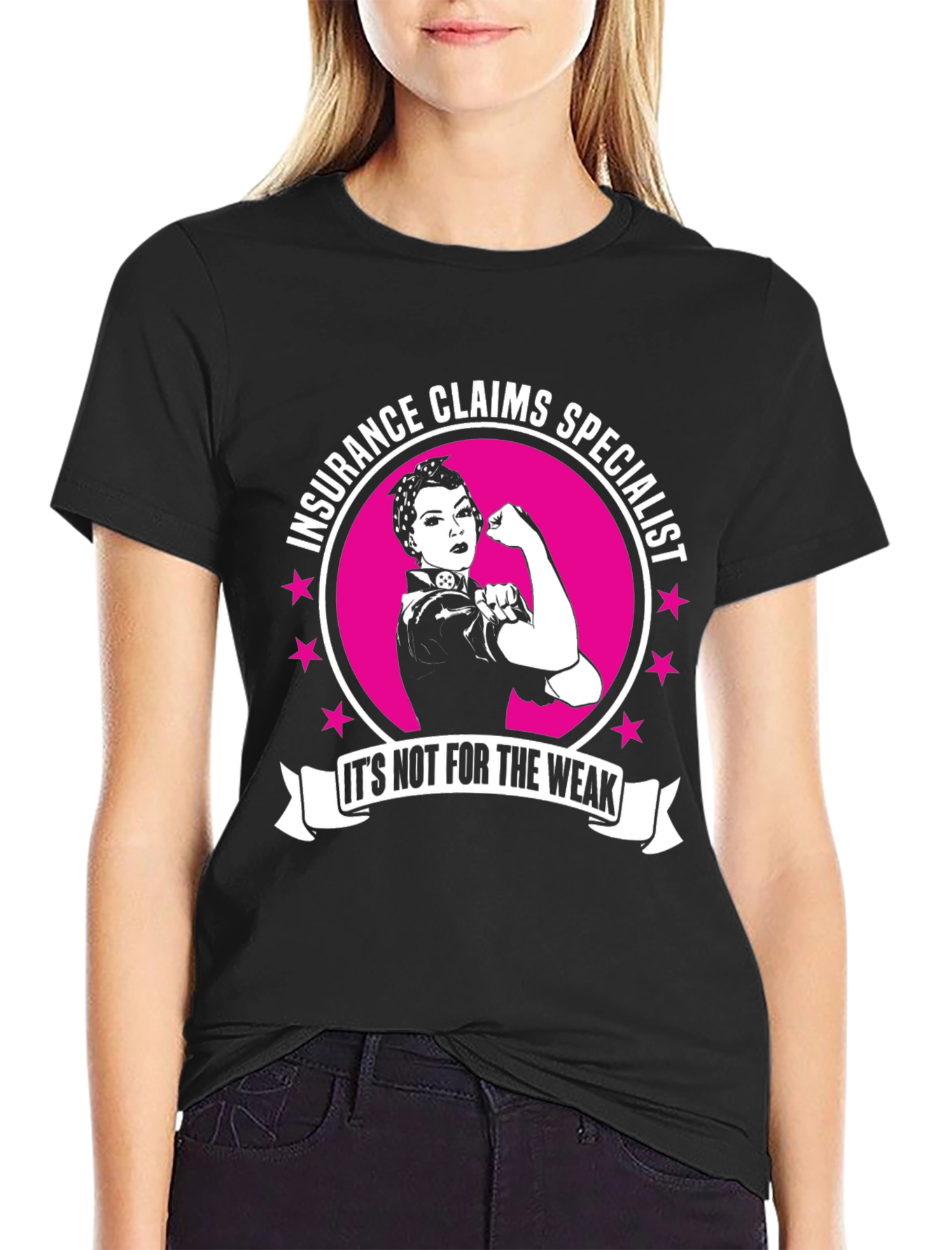 Insurance Claims Specialist Rosie the Riveter T-Shirt