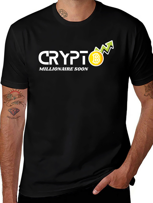 Crypto Millionaire Soon T-Shirt - Black