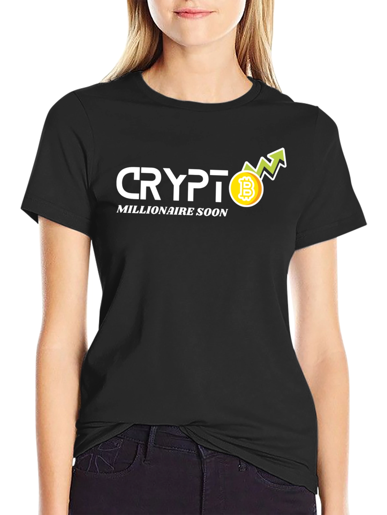 Crypto Millionaire Soon T-Shirt - Black
