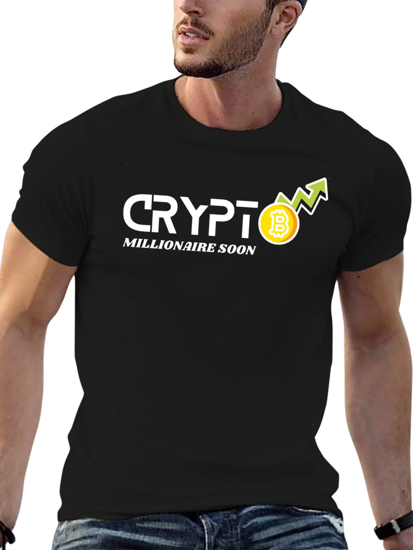 Crypto Millionaire Soon T-Shirt - Black