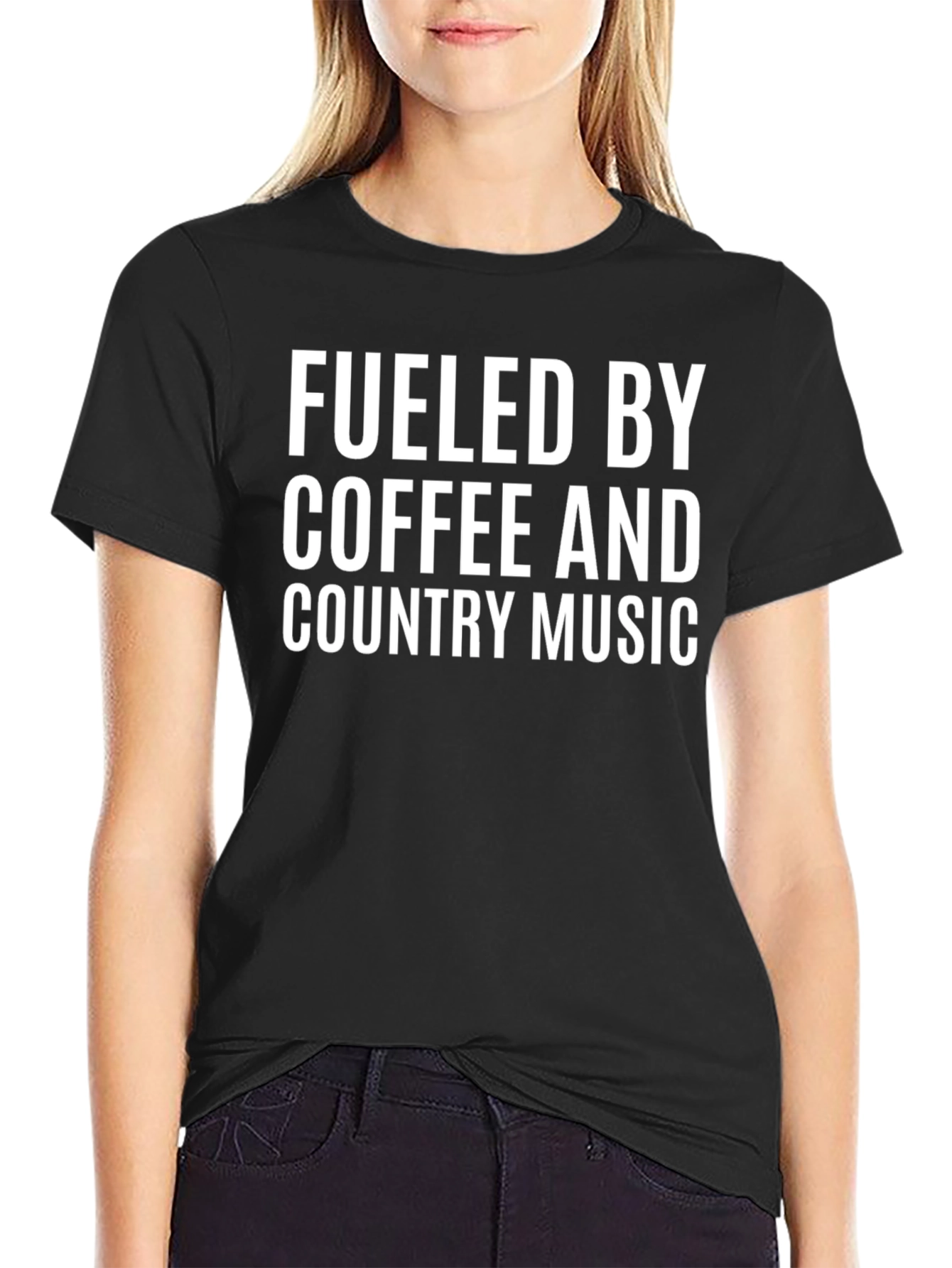 Fueled By Coffee & Country Music Graphic Tee