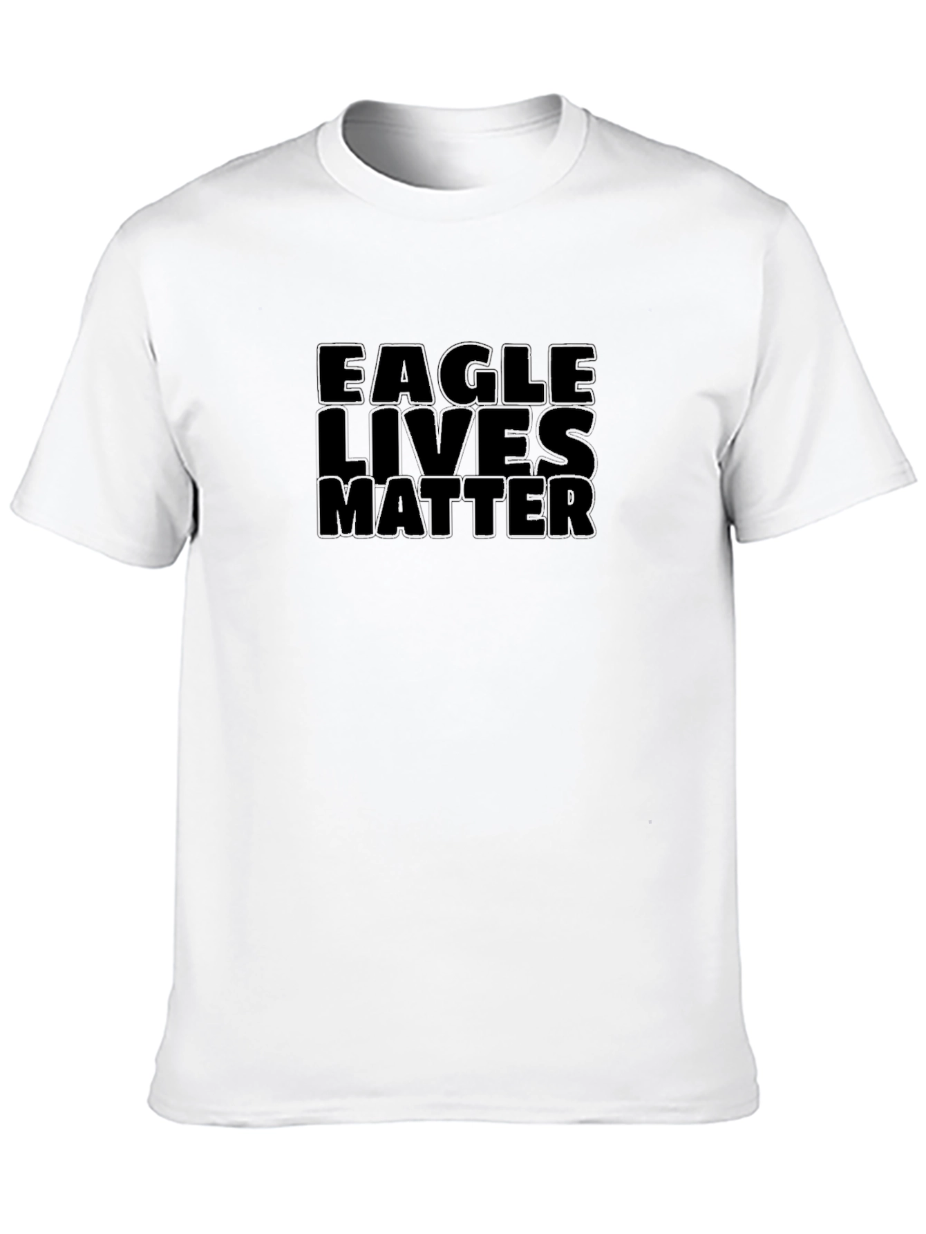 Eagle Lives Matter Black Tee - Mens Statement T-Shirt