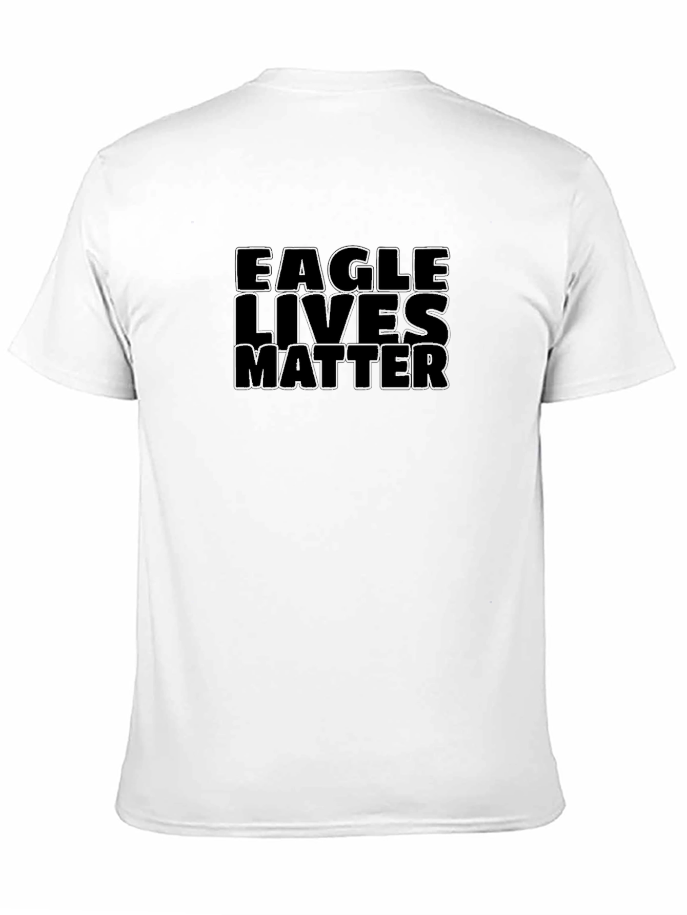Eagle Lives Matter Black Tee - Mens Statement T-Shirt