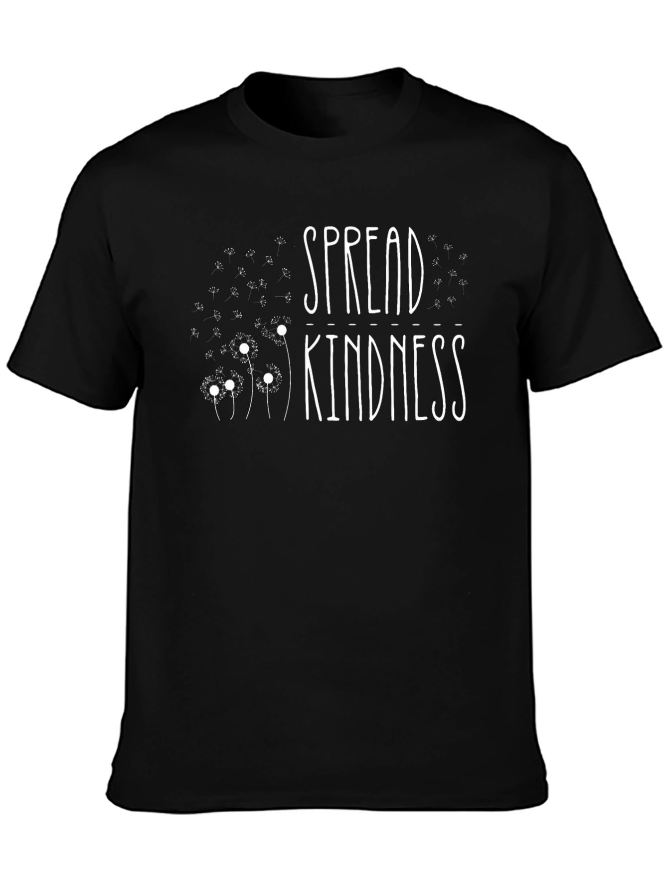 Spread Kindness T-Shirt - Black Graphic Tee