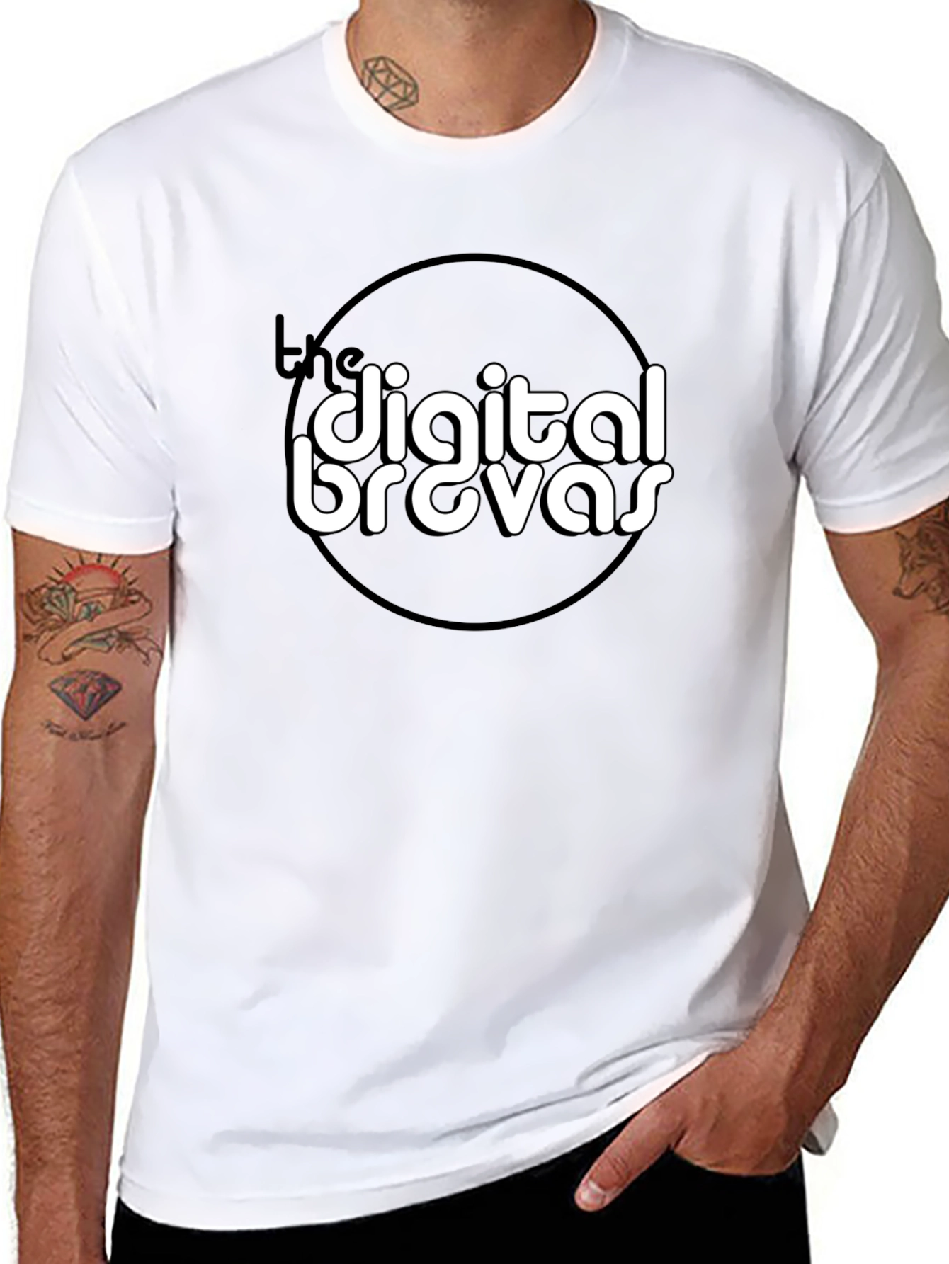 Digital Bravas Black T-Shirt
