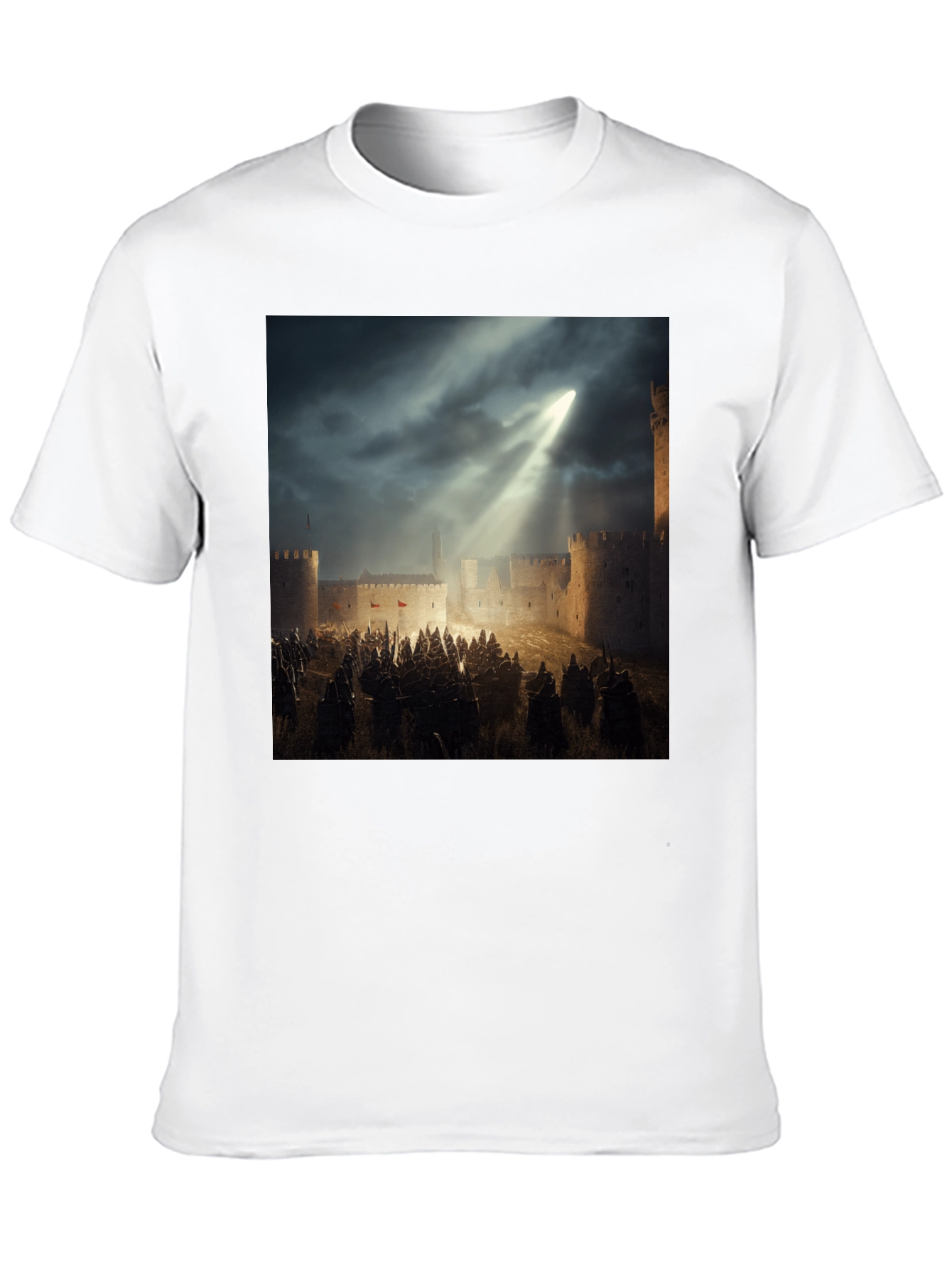 Medieval Siege Graphic T-Shirt