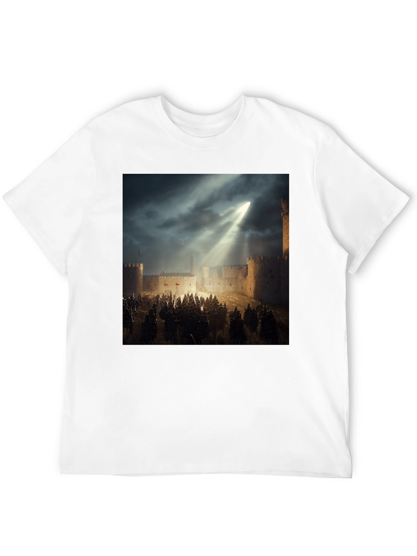 Medieval Siege Graphic T-Shirt