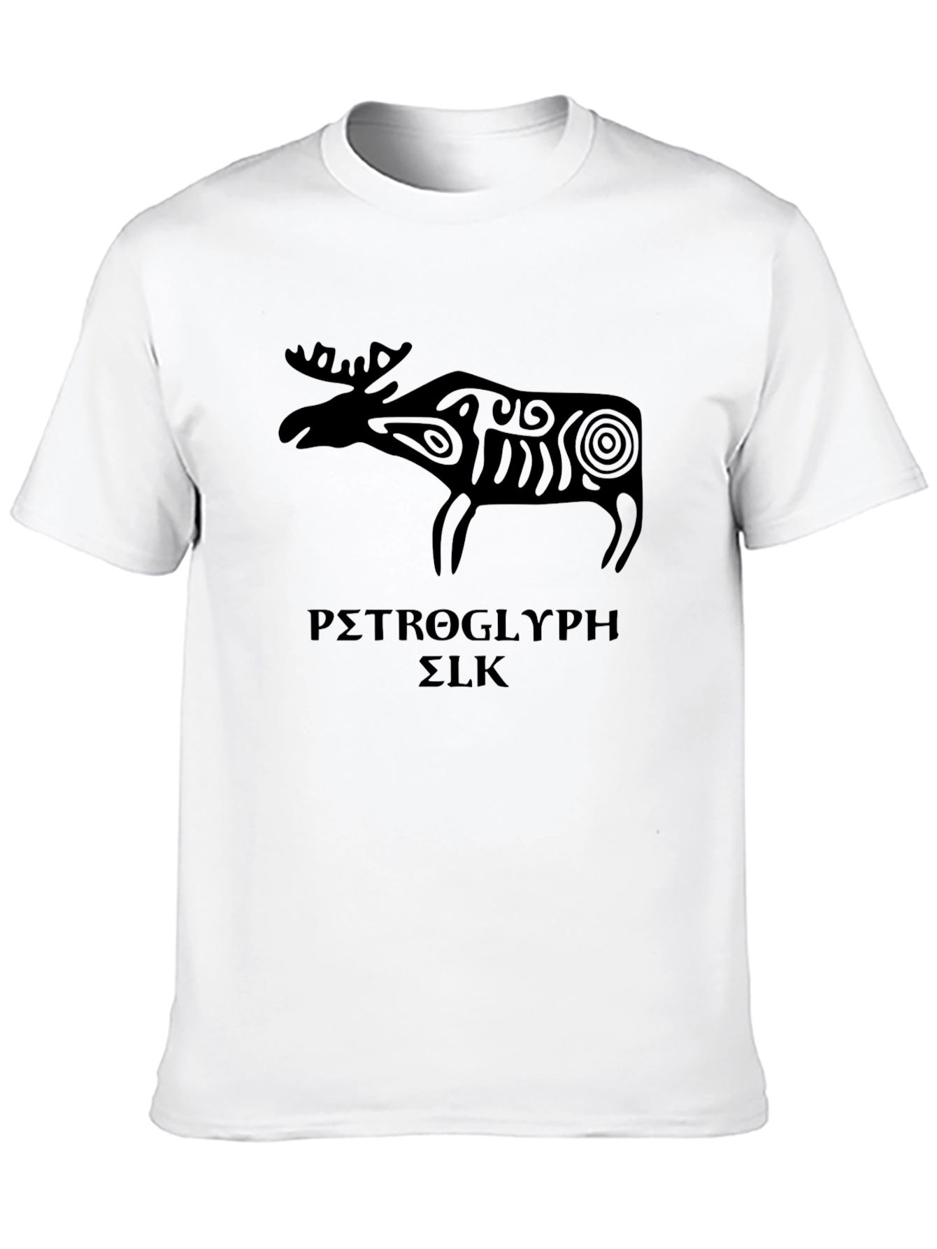 Petroglyph Elk Graphic Tee - Black