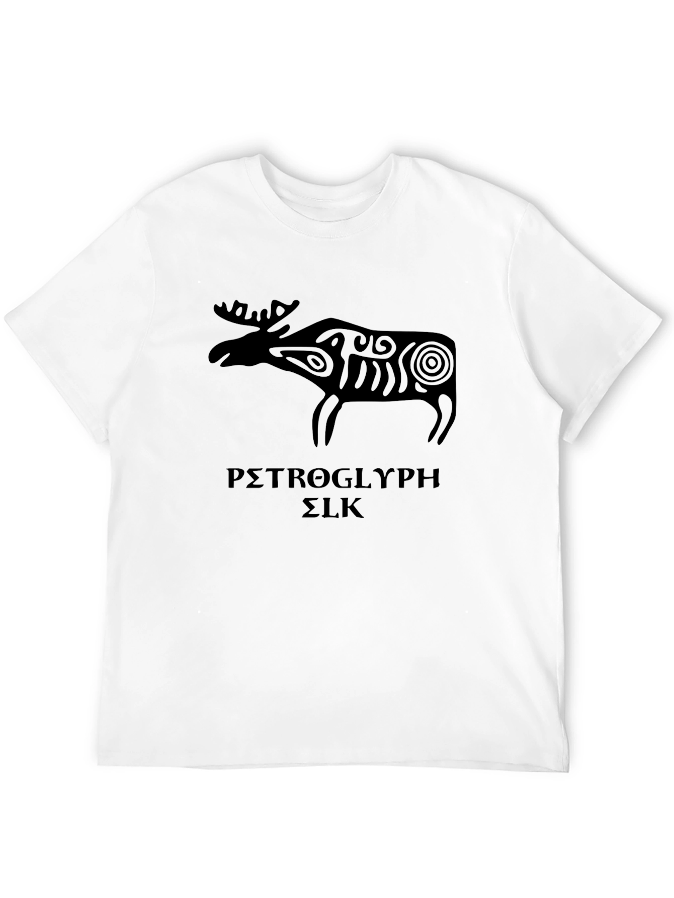 Petroglyph Elk Graphic Tee - Black