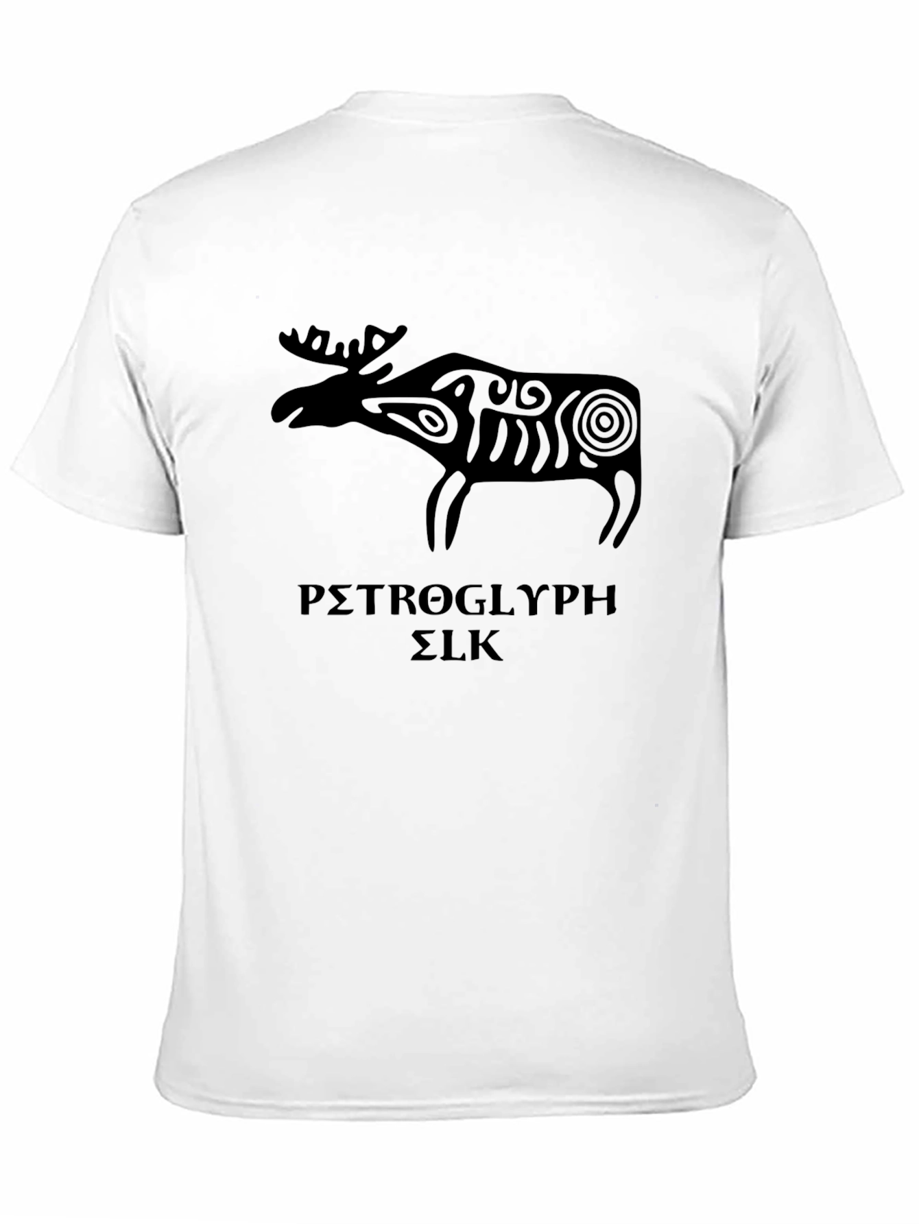 Petroglyph Elk Graphic Tee - Black