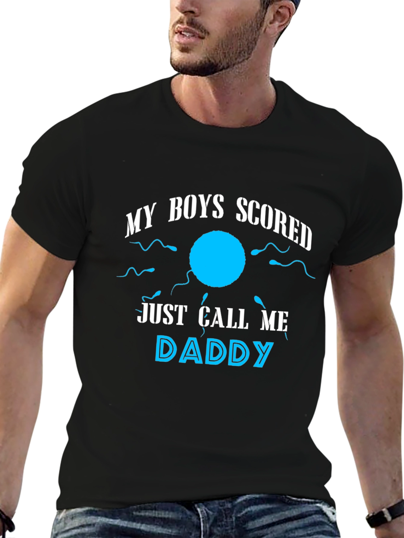 My Boys Scored Funny Graphic T-Shirt