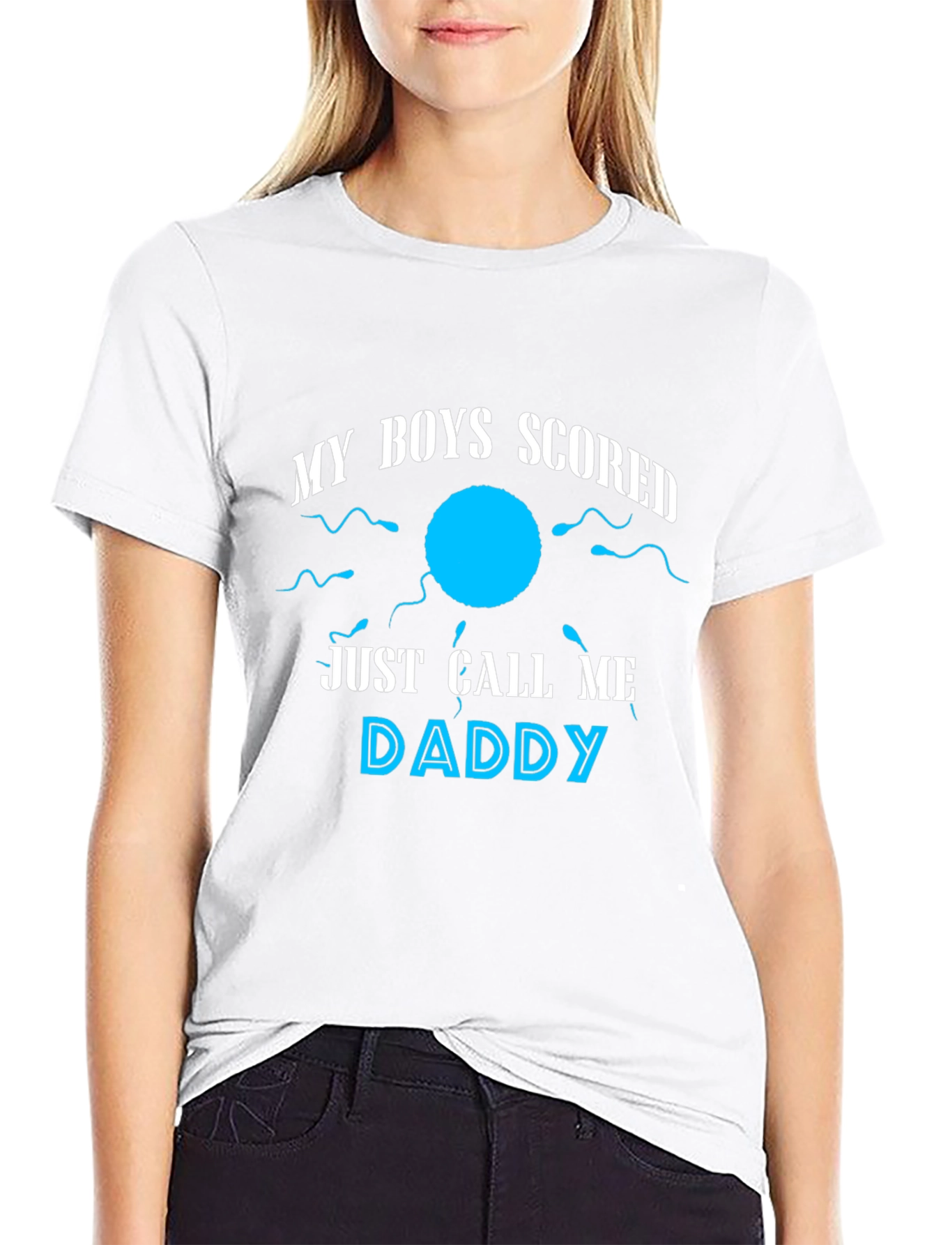My Boys Scored Funny Graphic T-Shirt