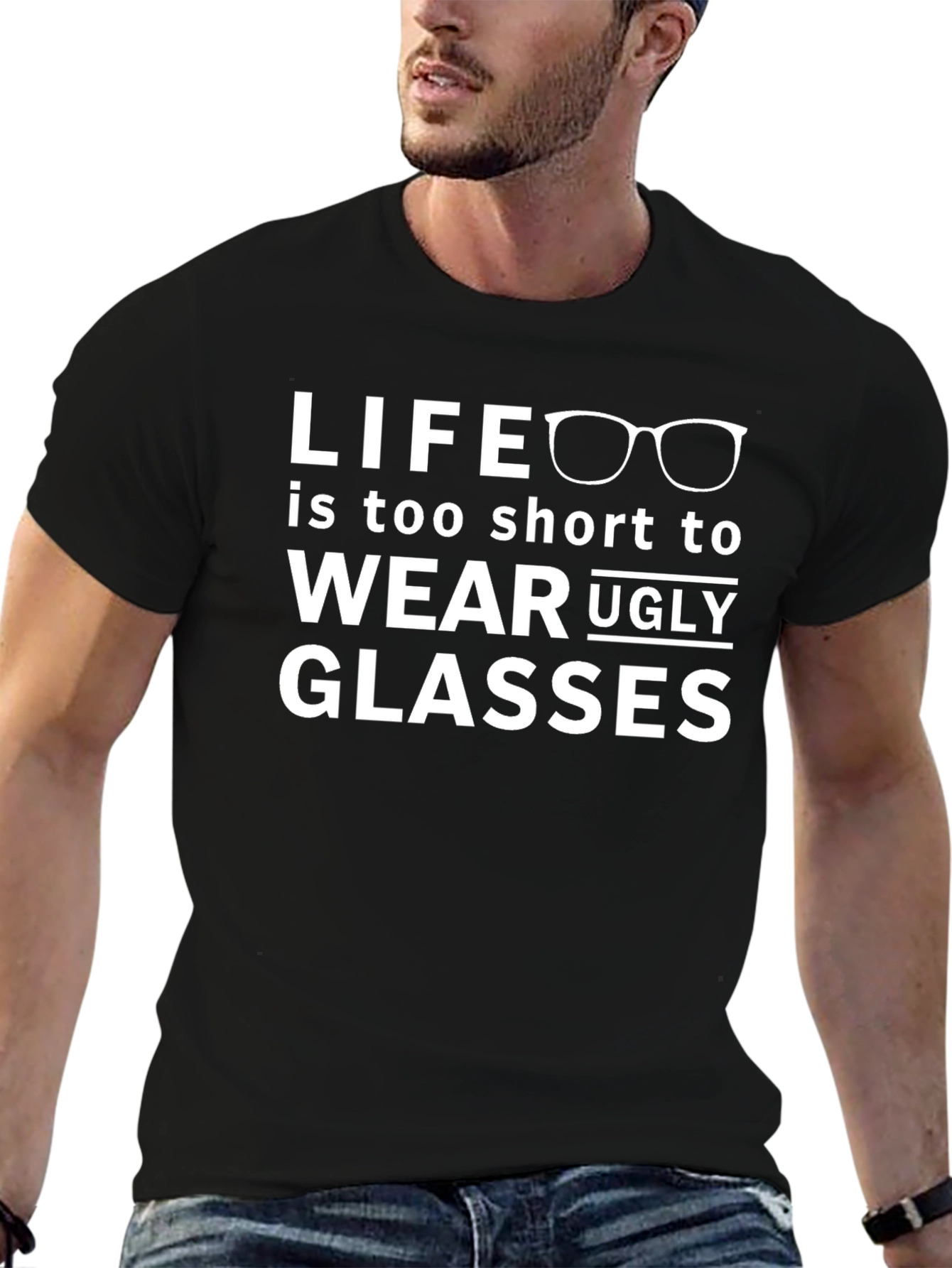 Life Is Too Short Glasses T-Shirt