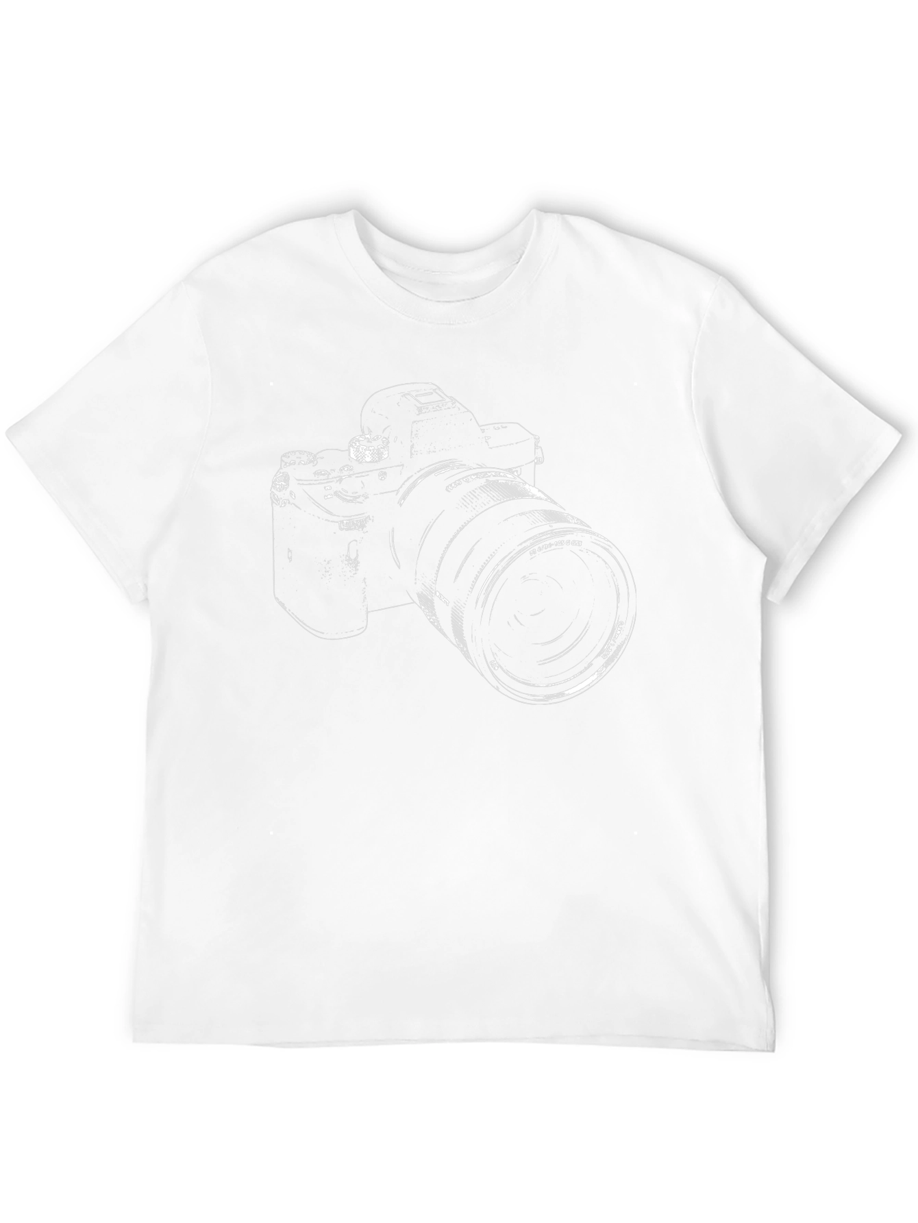 Camera Graphic Black T-Shirt - Photographers Tee